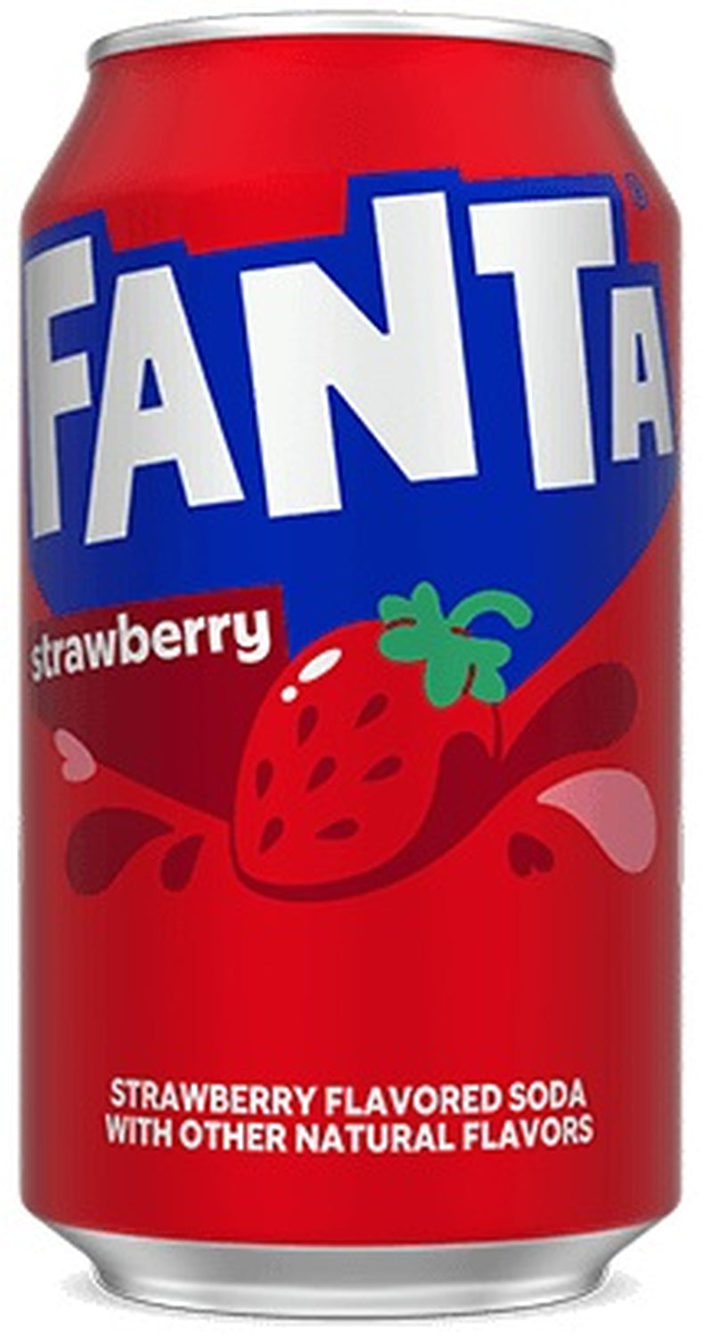 Fanta Limonade, Erdbeere, koffeinfrei – 12 × 3,55 dl