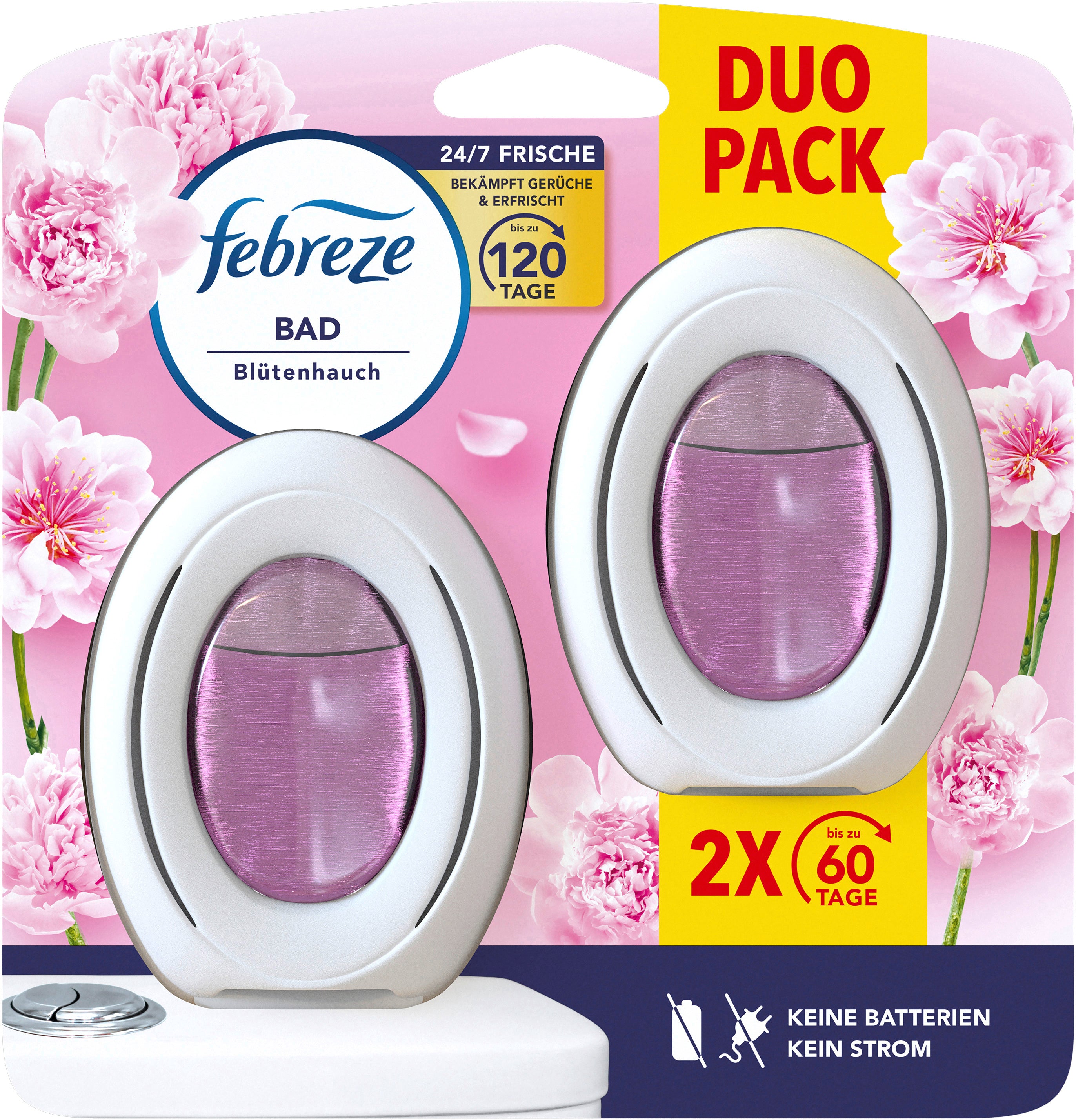 Febreze Blütenhauch Duo – Geruchsneutralisator, 2 × 8 ml