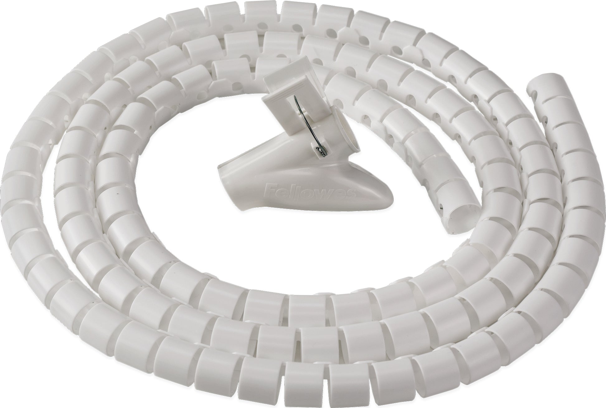 Fellowes CableZip 9929901 – Kabelschlauch, Ø 20 mm, 2 m, weiss