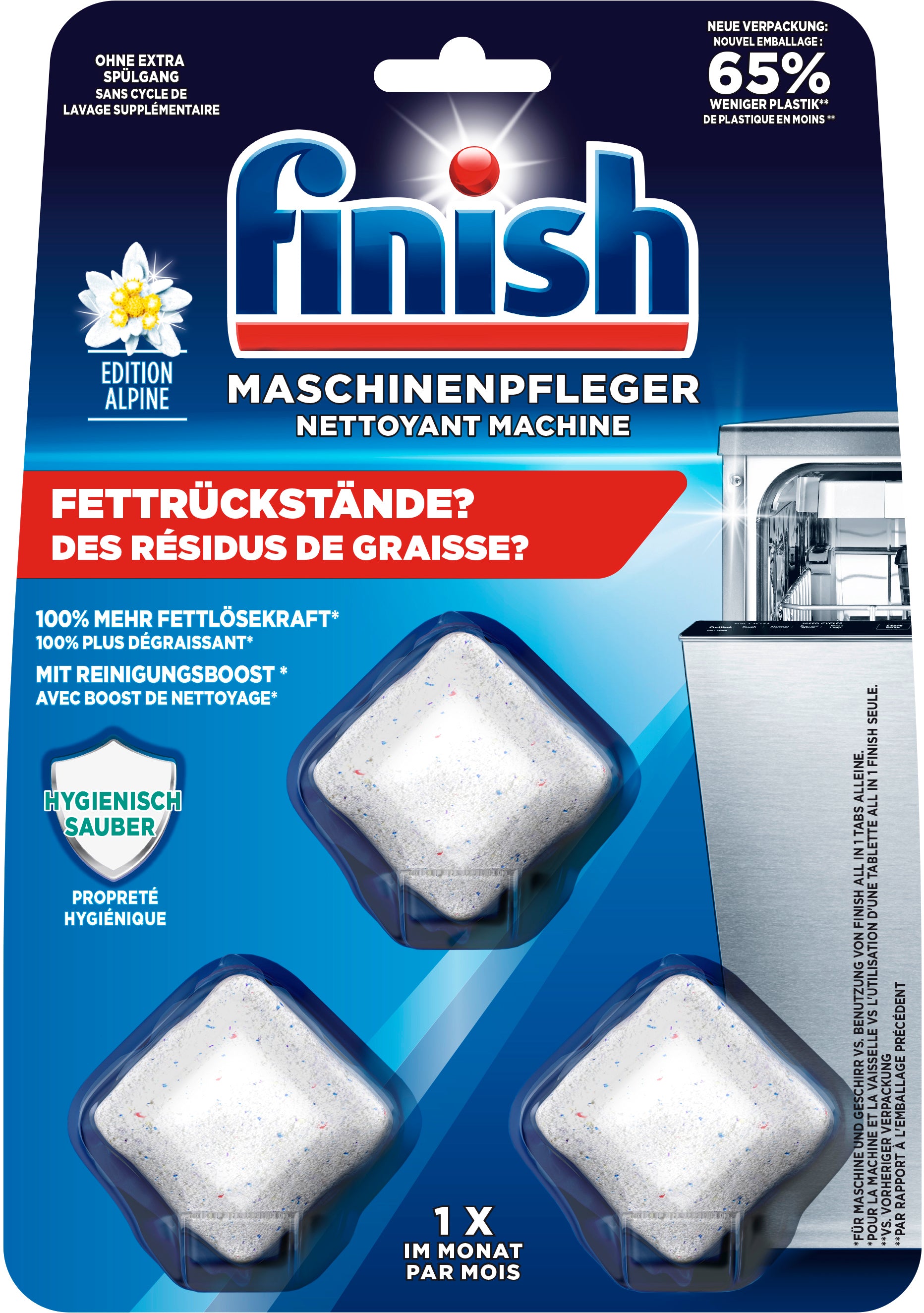 Finish 3208149 Entkalker (Haushaltsgeräte) für Geschirrspüler – Tabs