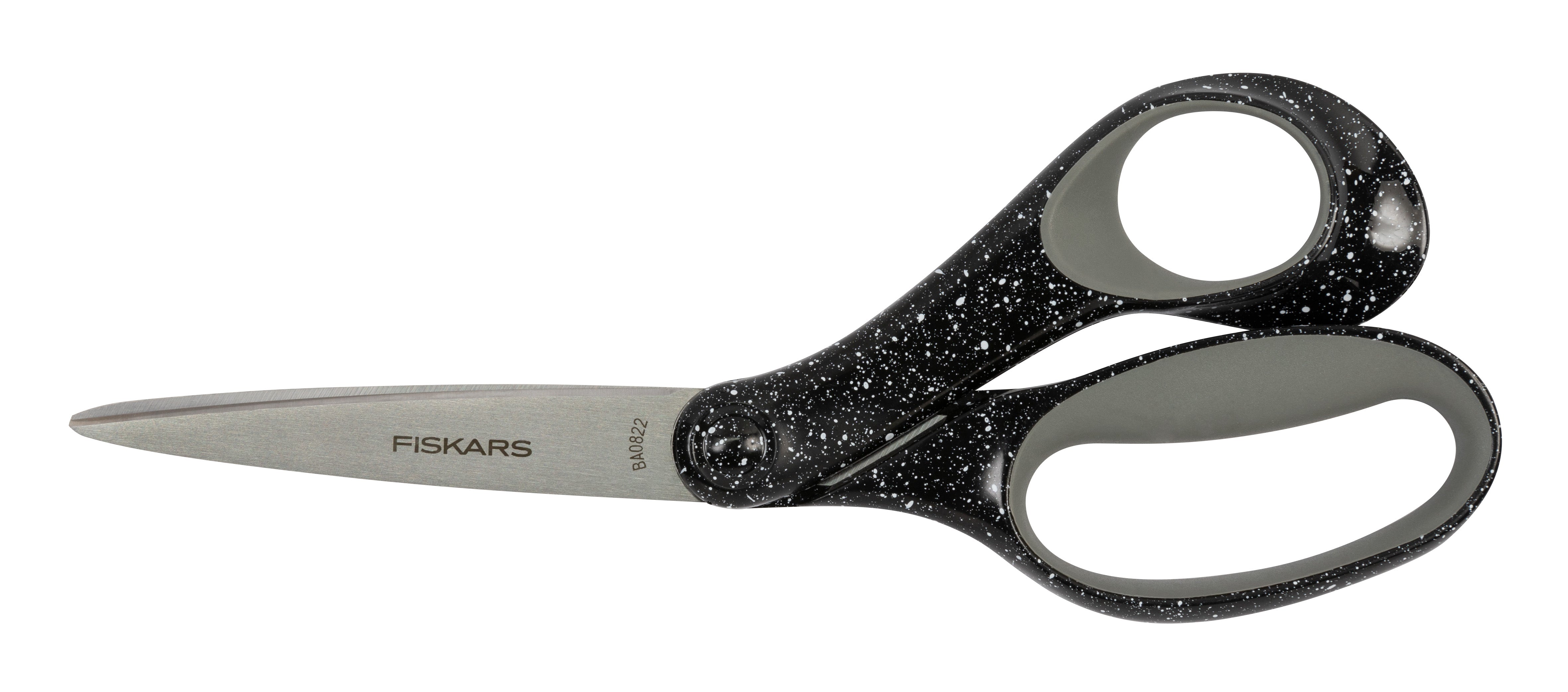 Fiskars Kinderschere 24,0 cm, für Rechtshänder – Edelstahl, Softgrip, ergonomischer Griff, Schwarz
