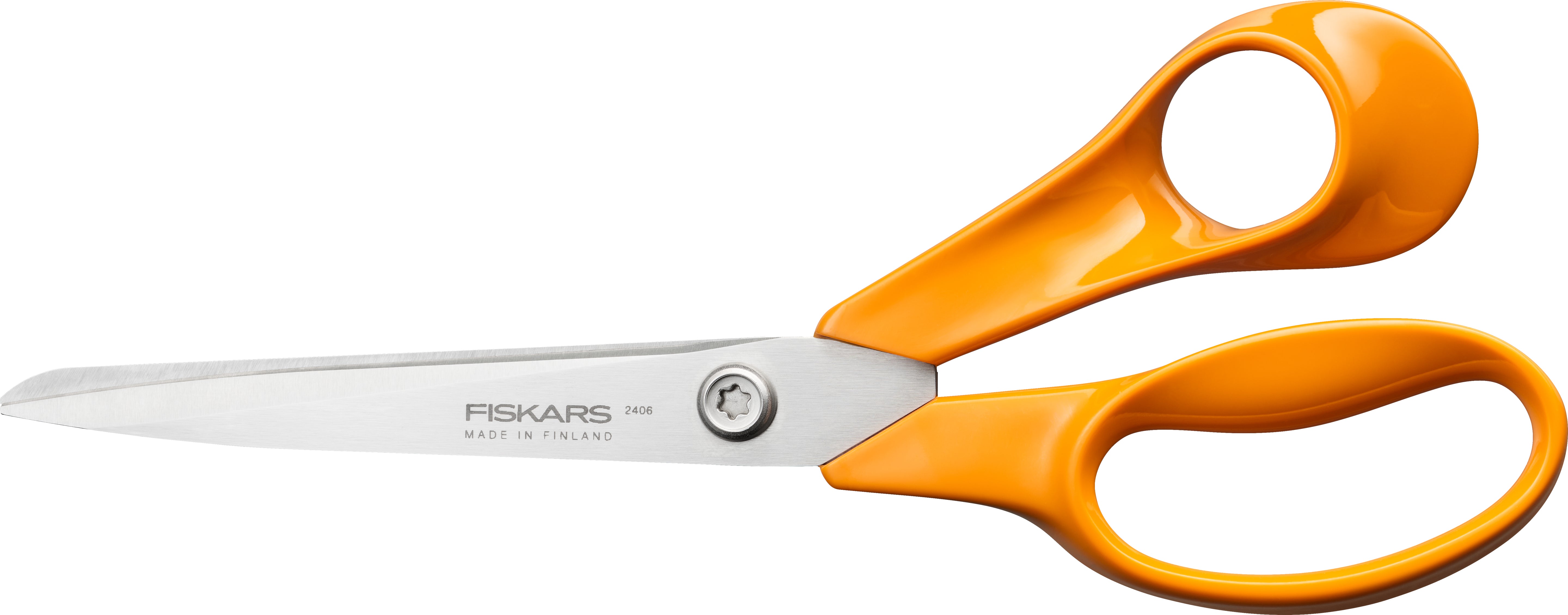 Fiskars Classic Schere 26,0 cm, für Rechtshänder – verstellbare Schraube, Orange