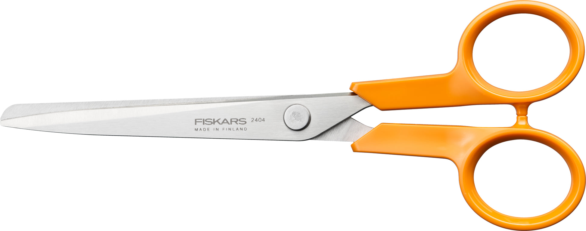 Fiskars Classic Schere 21,5 cm, spitz, für Rechts- und Linkshänder – Edelstahl, Orange