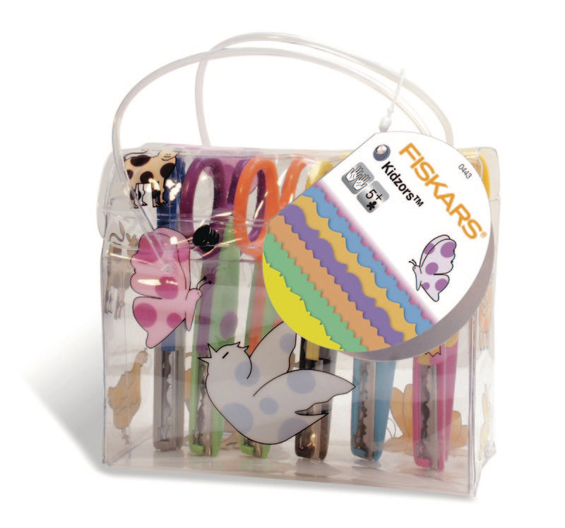 Fiskars 3658 – Dekoscheren-Set, 6-teiliges Set, für Kinder ab 5 Jahren