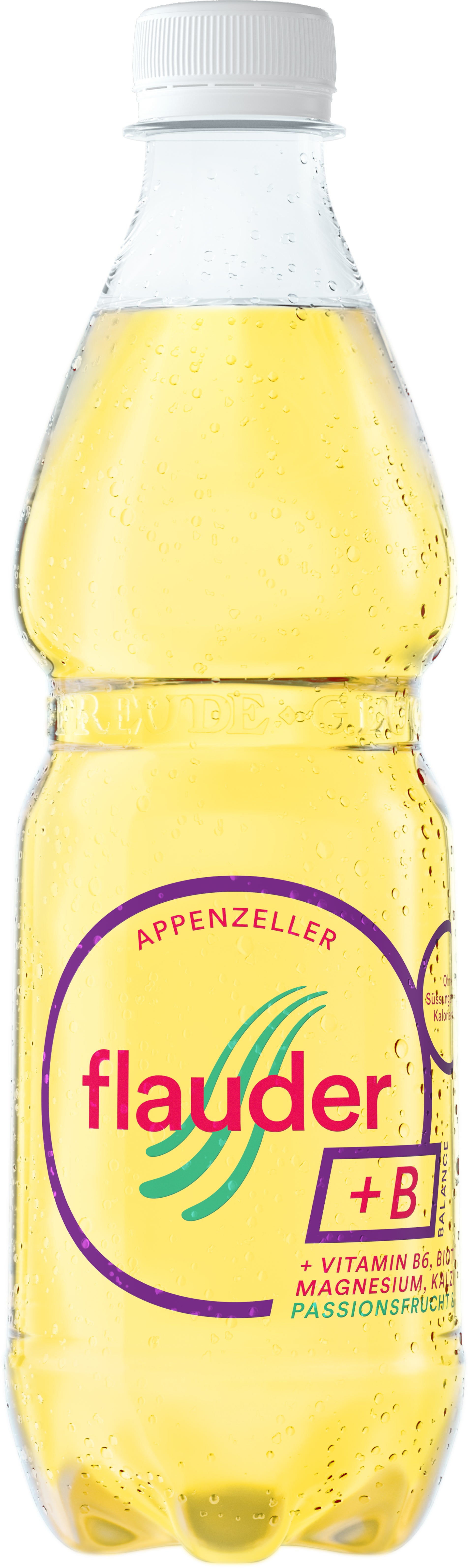 Flauder Vitaminwasser +B, Apfel & Passionsfrucht – 6 × 5 dl