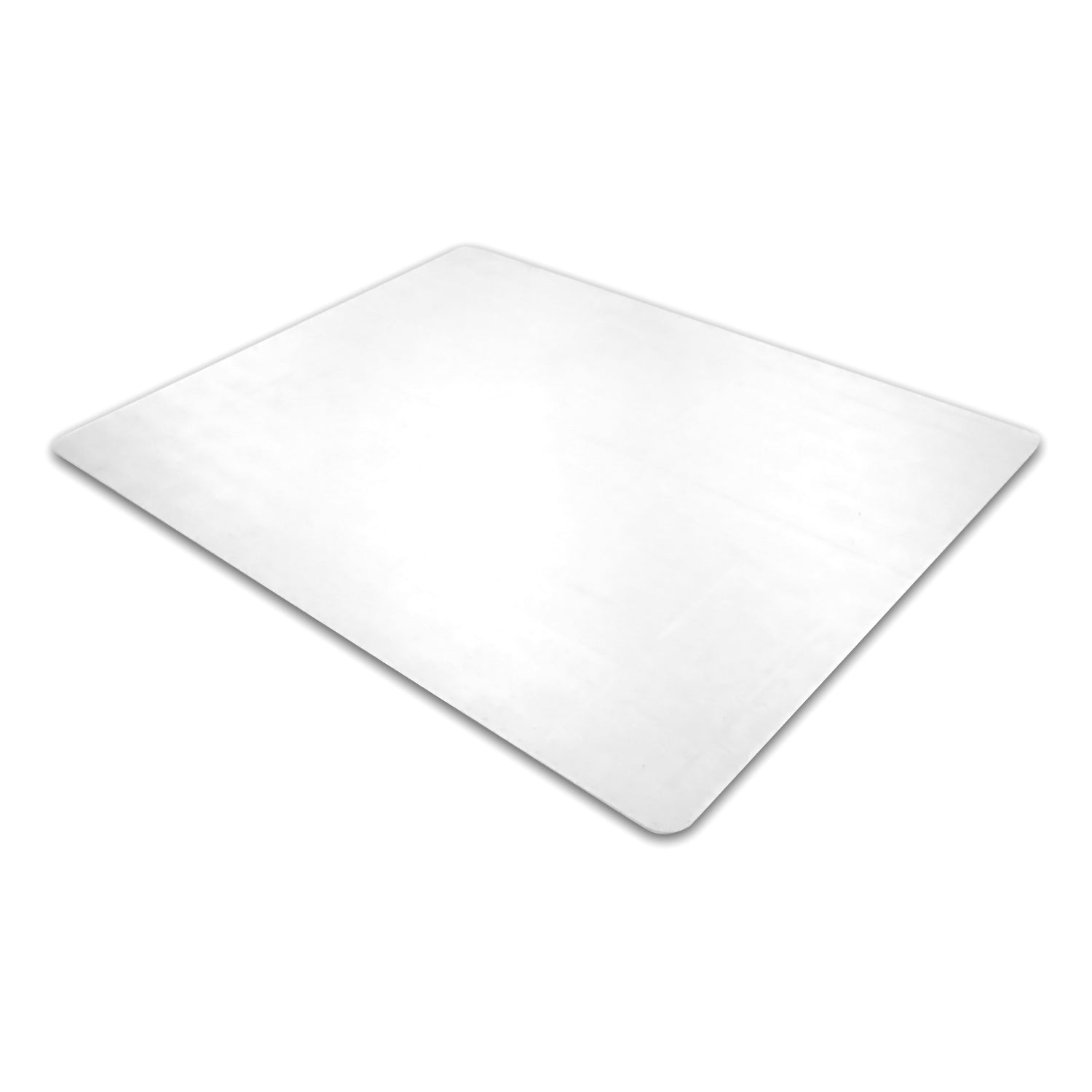 Floortex Bodenschutzmatte für Teppichböden – 124 × 185 cm, 10 mm, genoppt, transparent