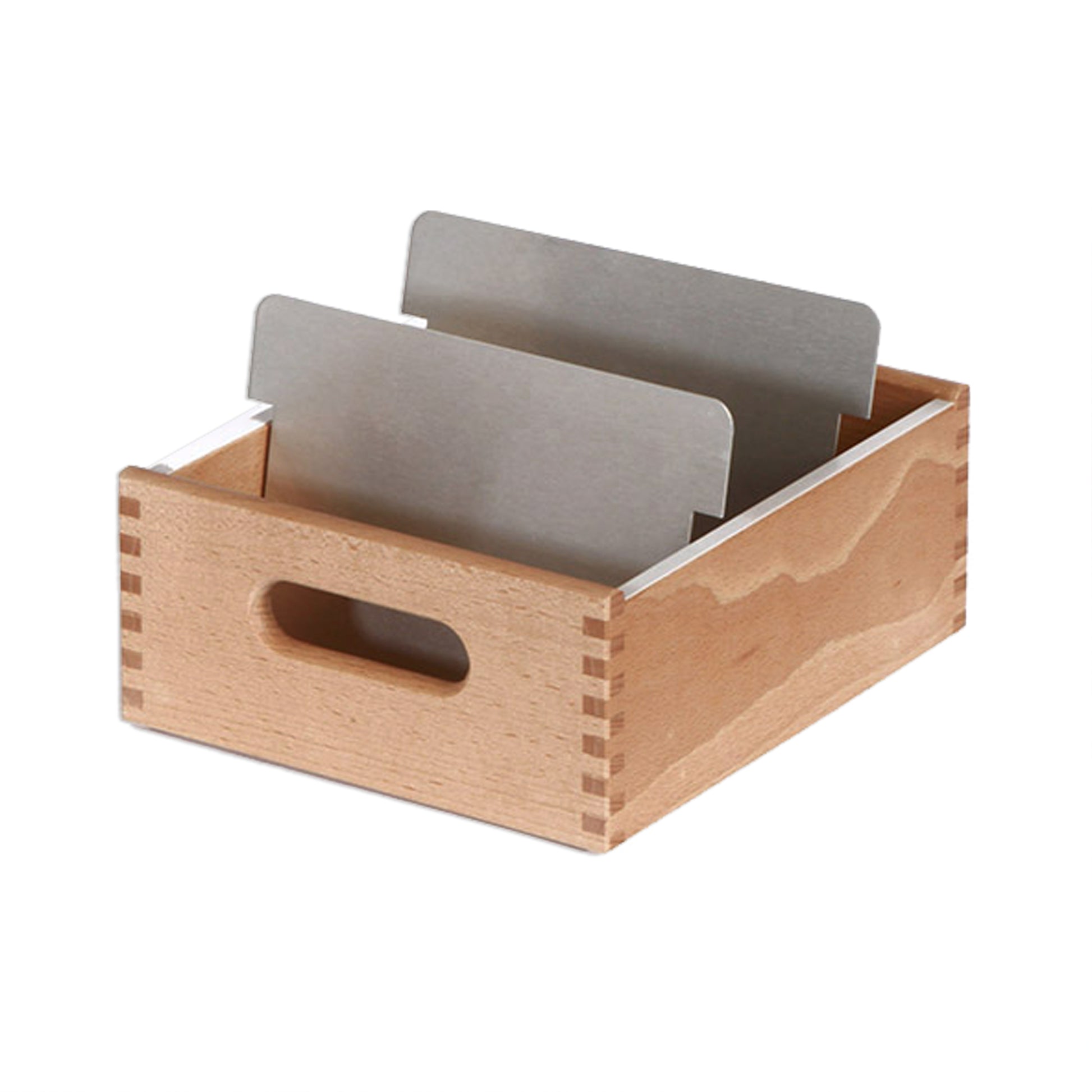 Flück Karteikasten – für A6 quer – Buche, 158×84×175 mm