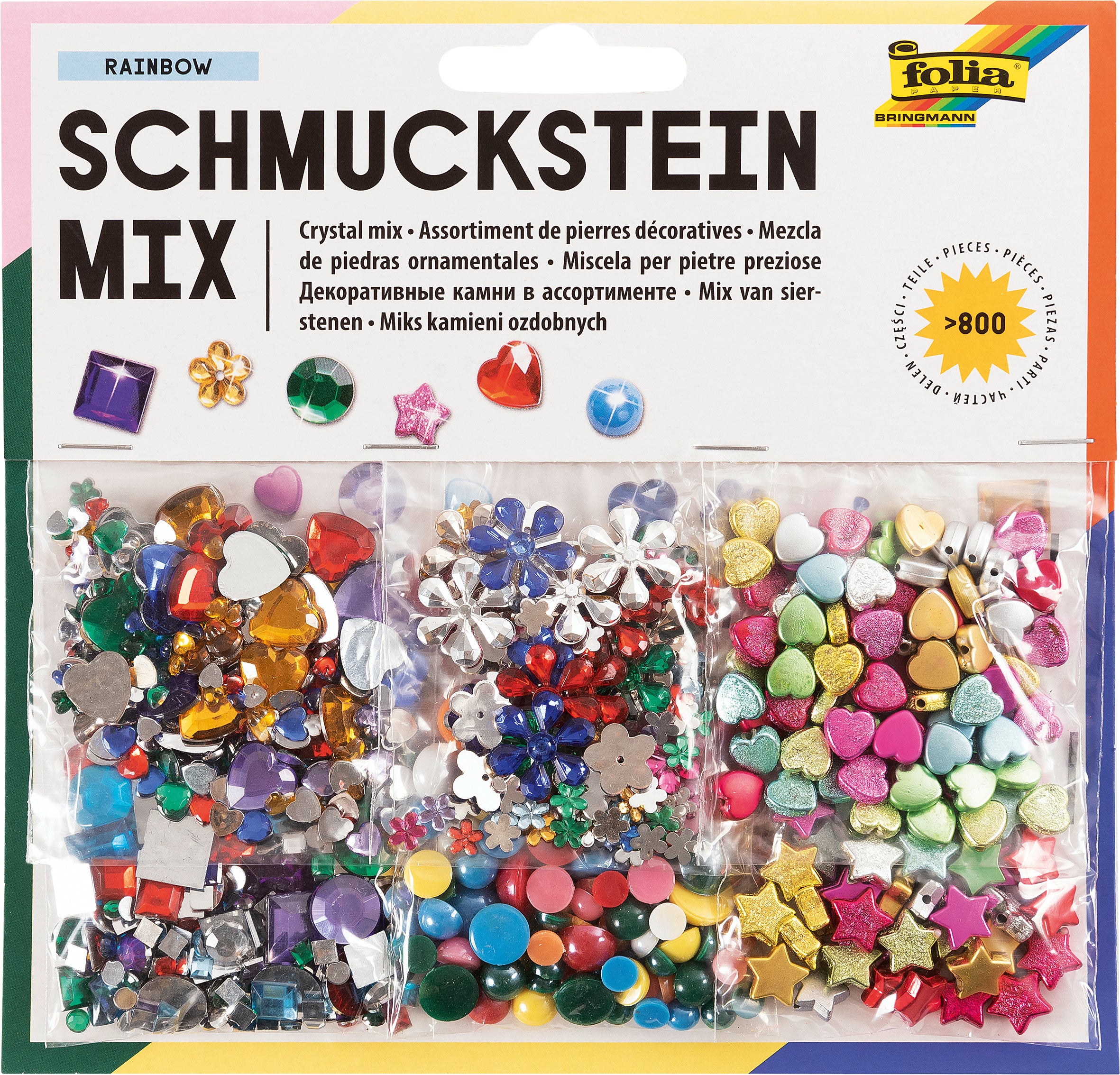Folia Schmucksteine, 195 × 185 × 15 mm