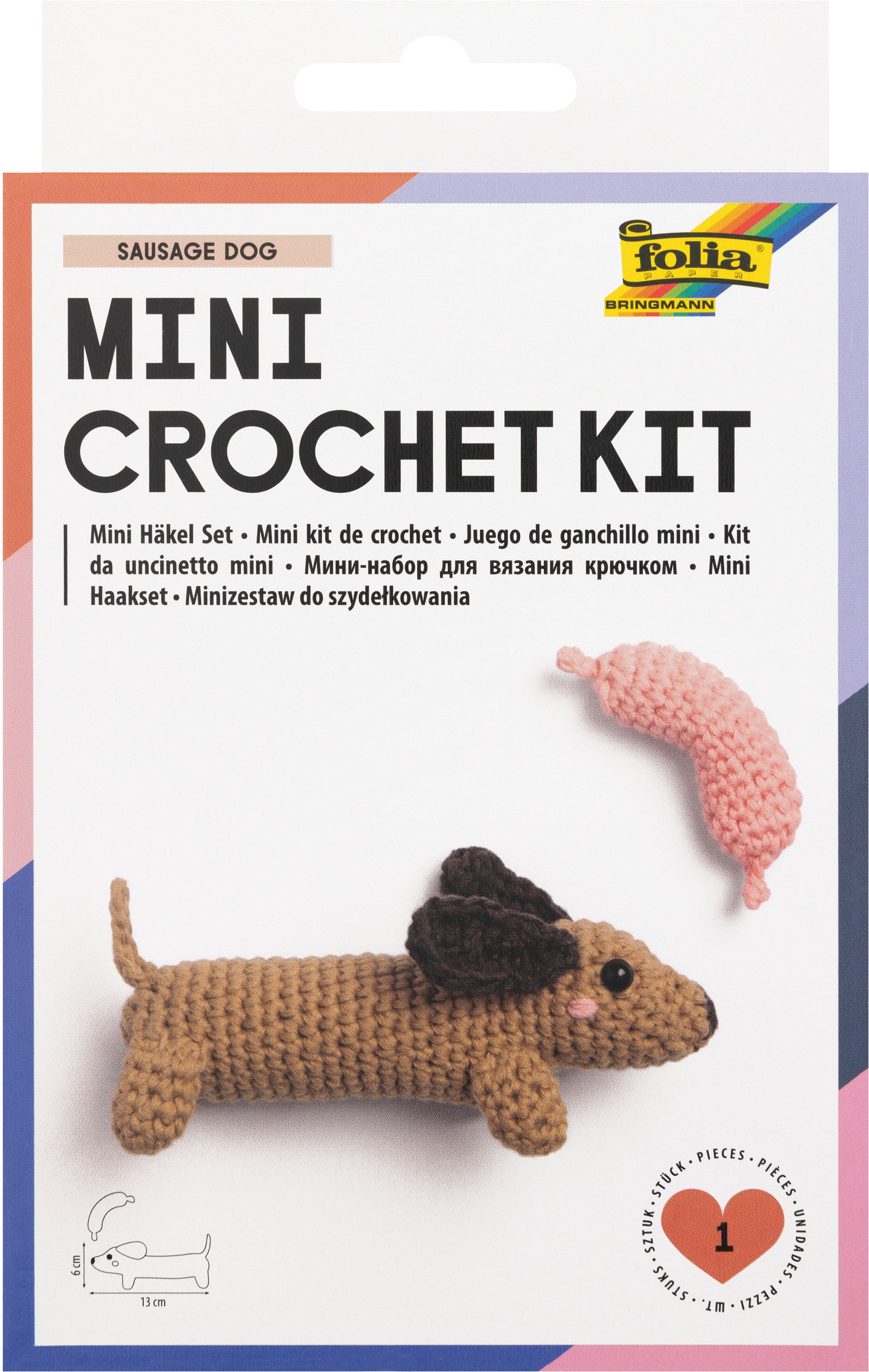Folia Mini-Häkelset – Dackel – 23915