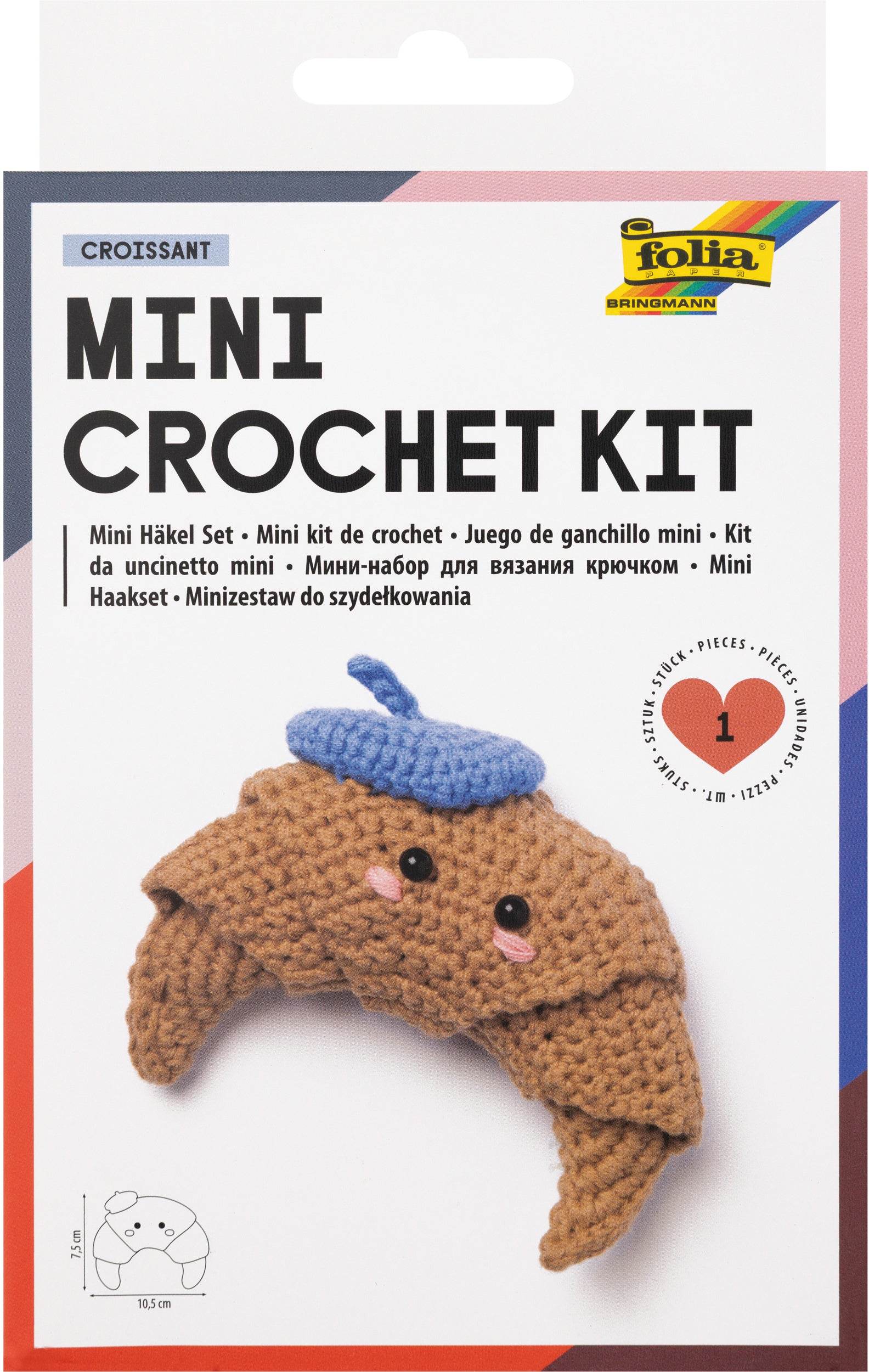 Folia Mini-Häkelset 23916 Croissant
