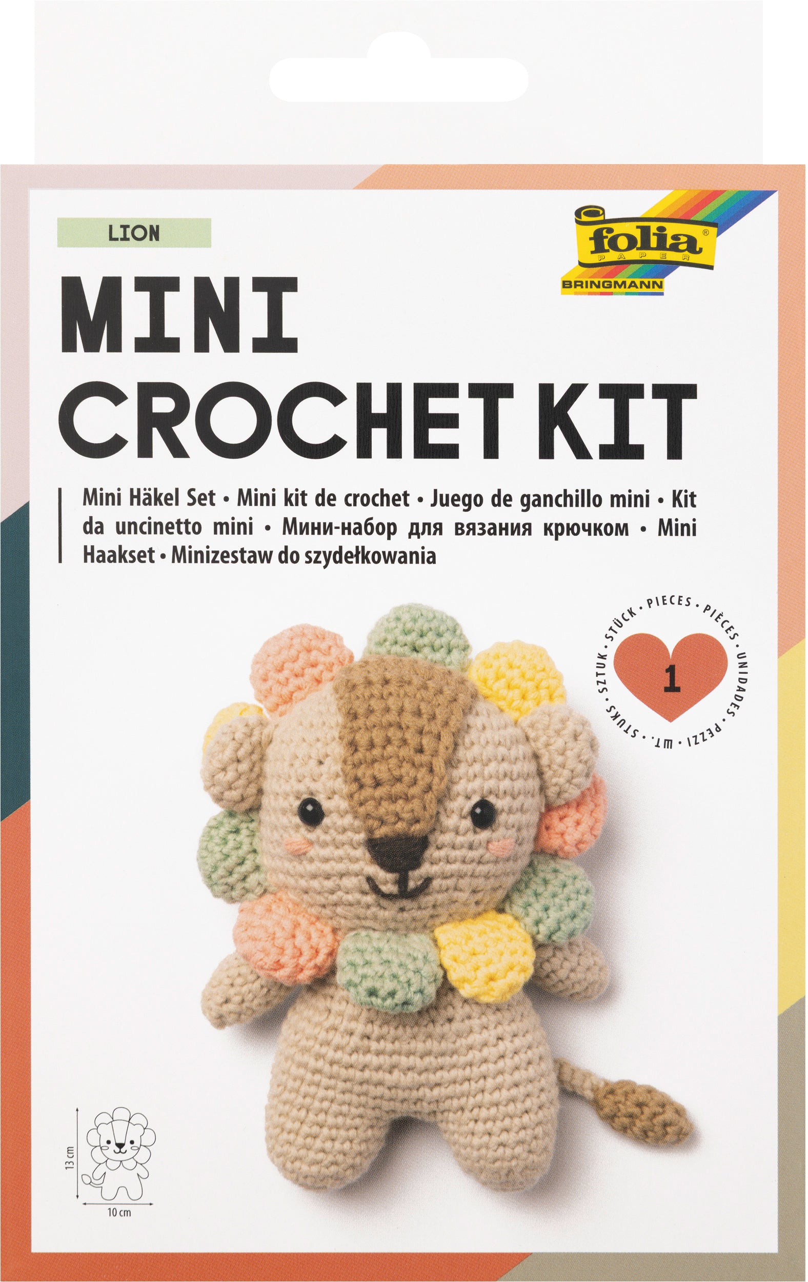 Folia Mini-Häkelset 23918 – Löwe