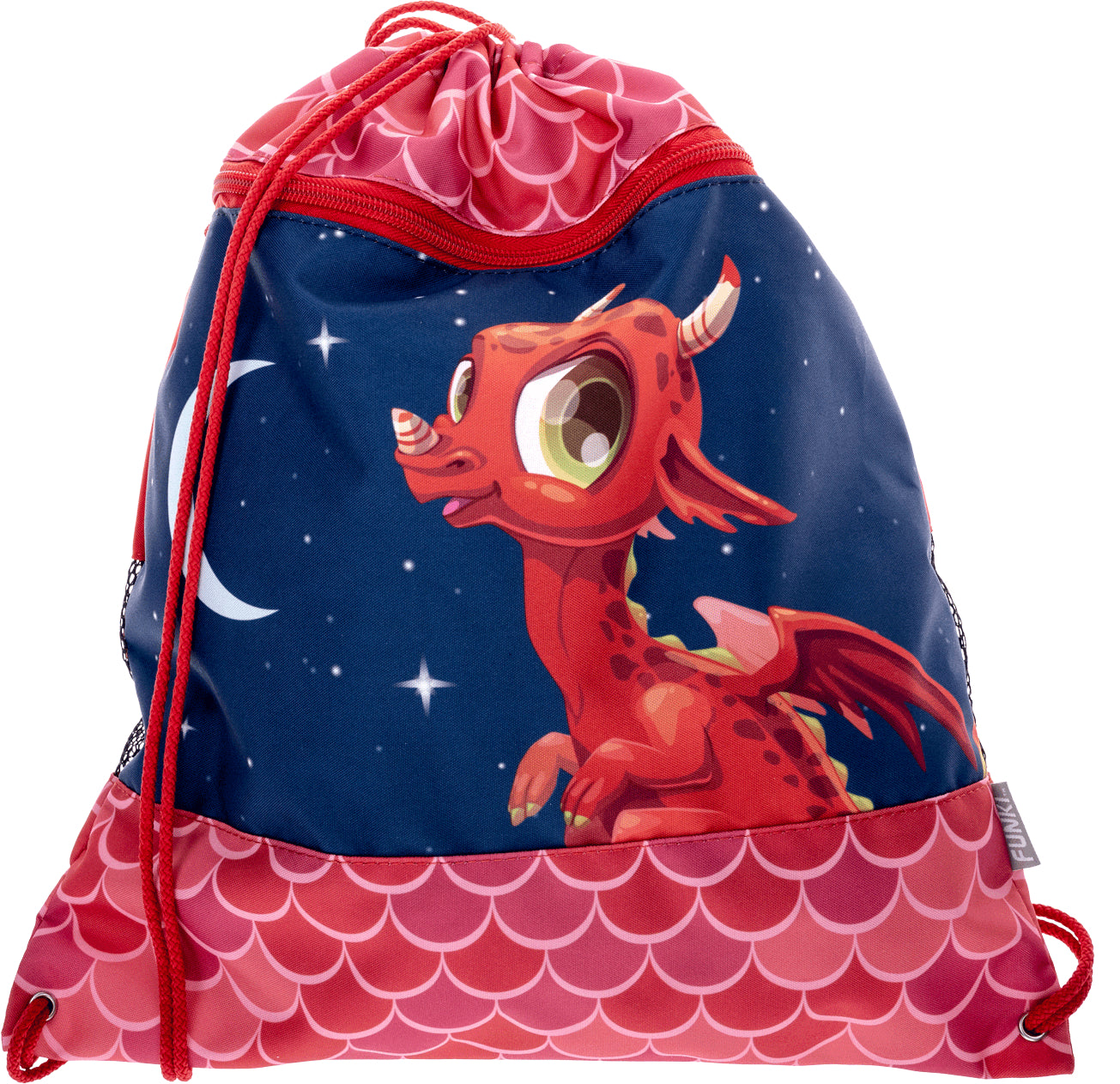 Funki Sportbeutel, Ruby Dragon, 36×42 cm
