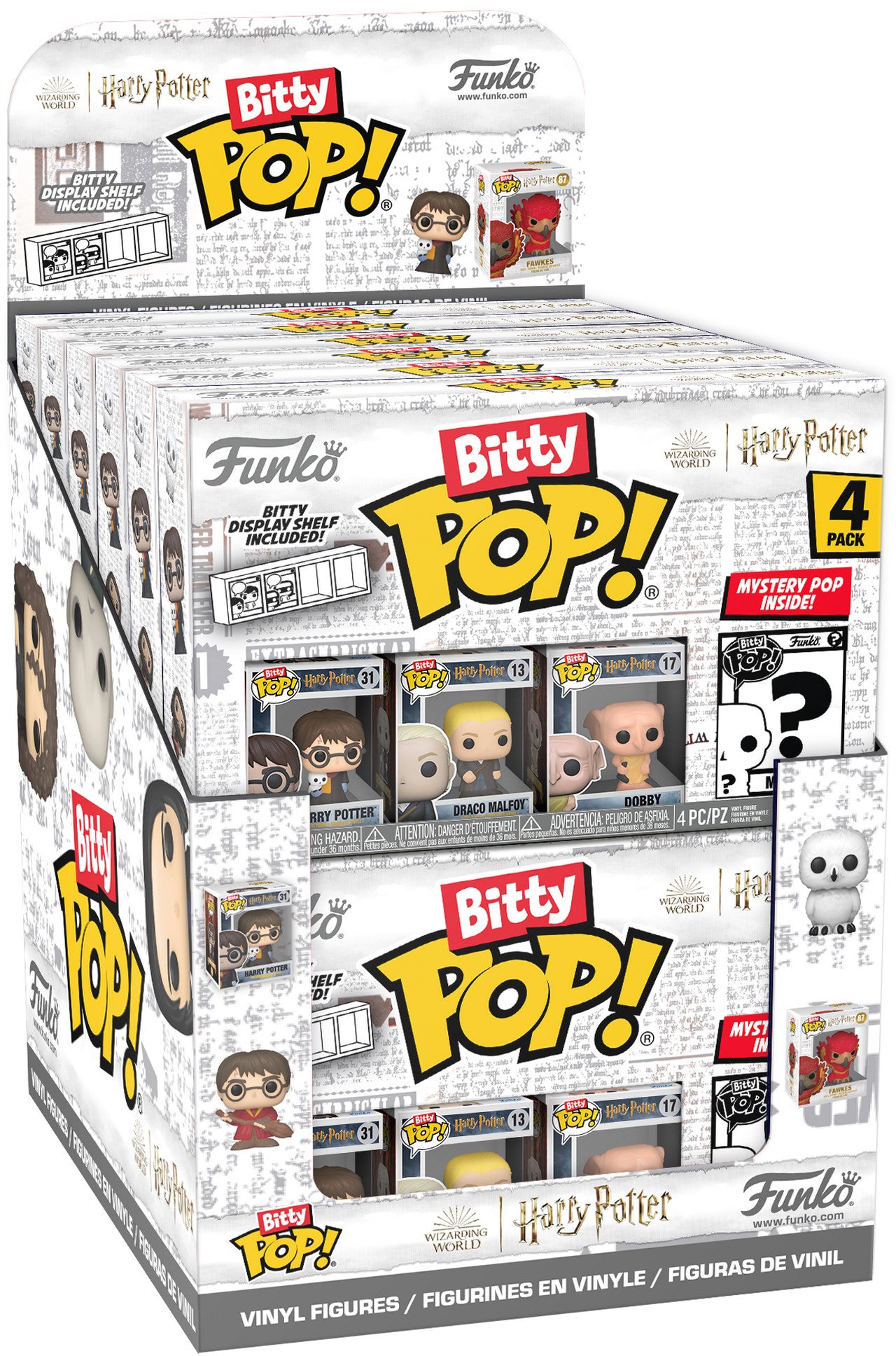 FUNKO Bitty POP 5305.7633 Figur – Harry Potter – 2,2 cm – 4 Stück – ab 3 Jahren