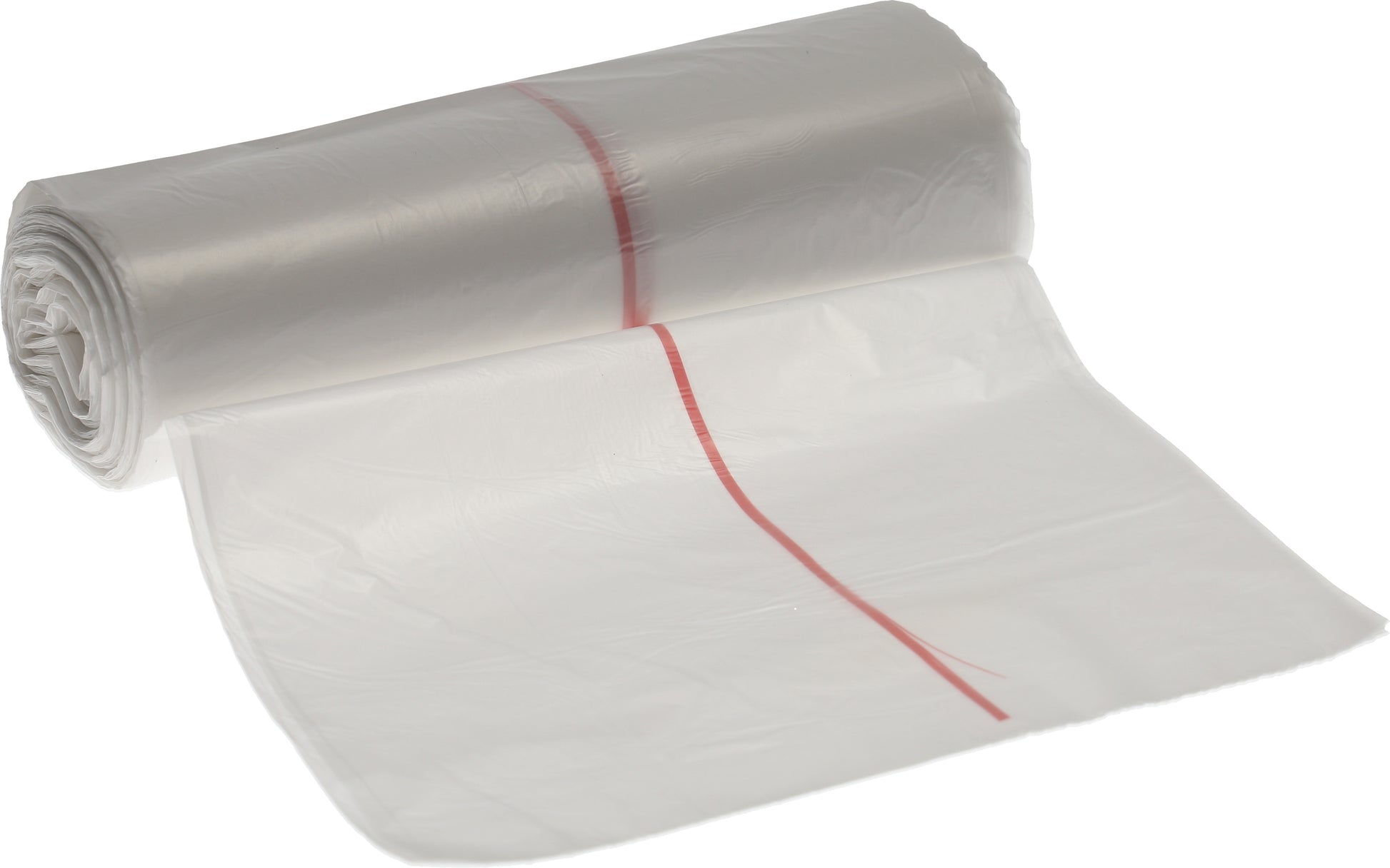 Funny Mehrzweckbeutel – mit Zugband, HDPE, transparent, 80 × 50 × 185 mm