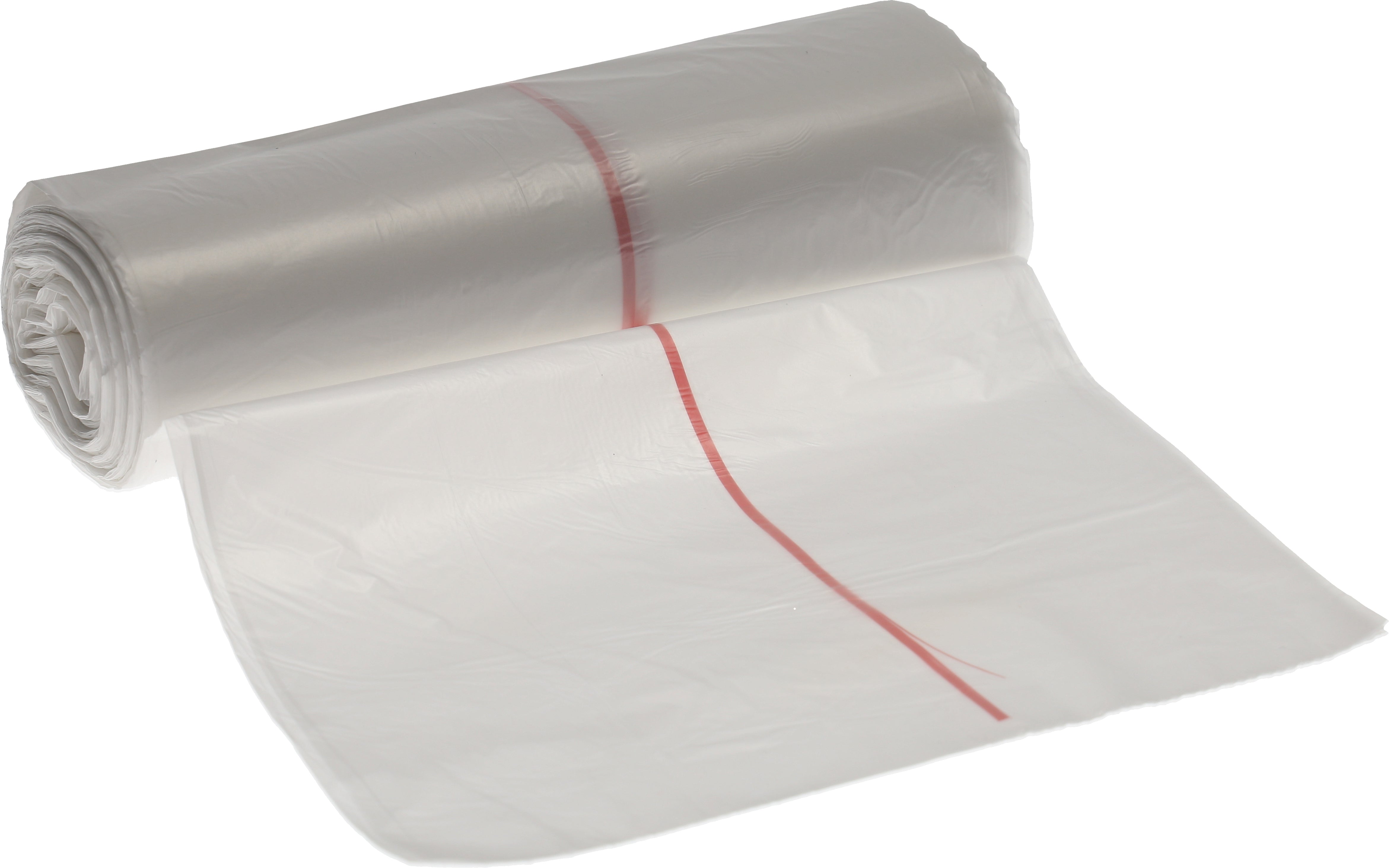 Funny Mehrzweckbeutel – mit Zugband, HDPE, transparent, 80 × 50 × 185 mm
