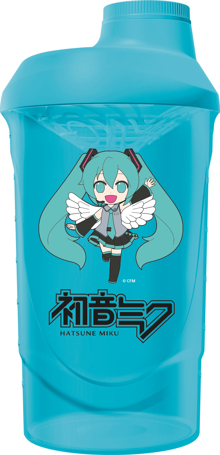 Gamersonly Hatsune Miku Shaker 600 ml – auslaufsicher, mit integriertem Mesh-Sieb