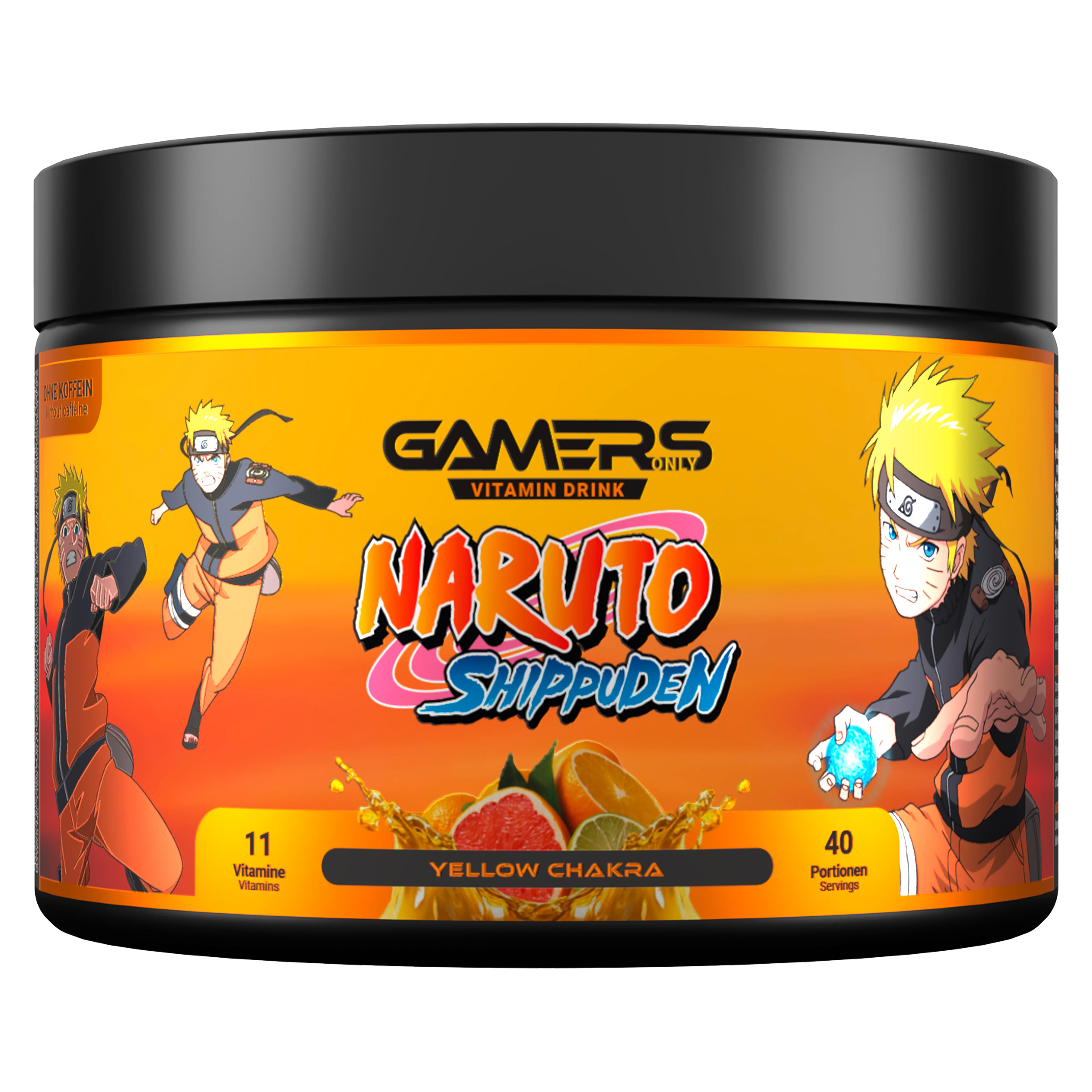 GamersOnly – Getränkepulver Naruto, zuckerfrei, koffeinfrei