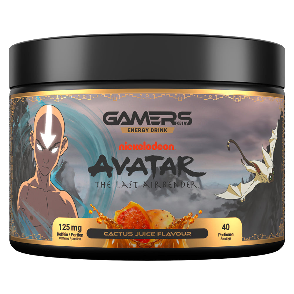 Gamersonly Energy Drink (Pulver) Avatar, Kaktus, zuckerfrei, koffeinhaltig – 5 g