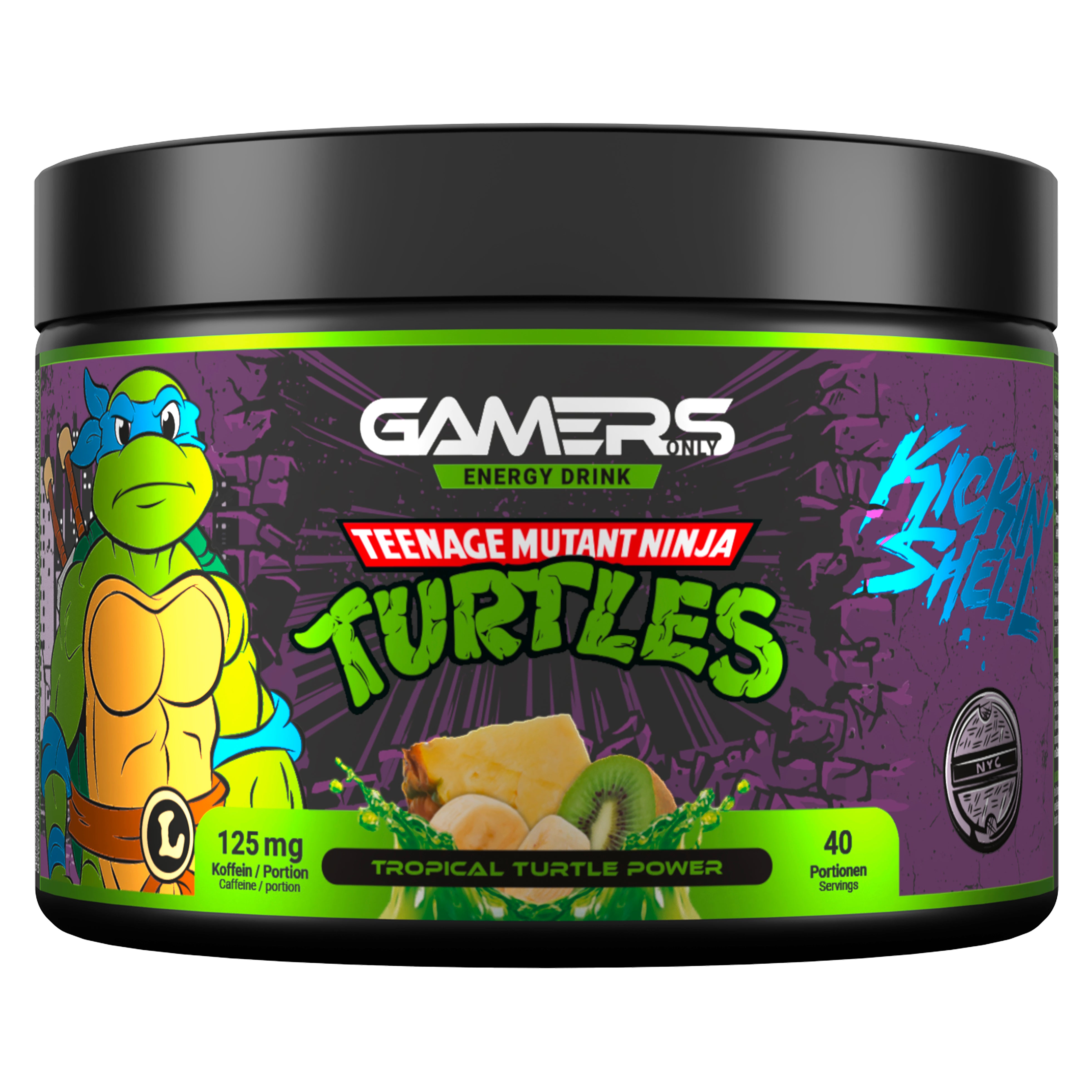 Gamersonly Getränkepulver Energy Drink, zuckerfrei, koffeinhaltig – 266 g