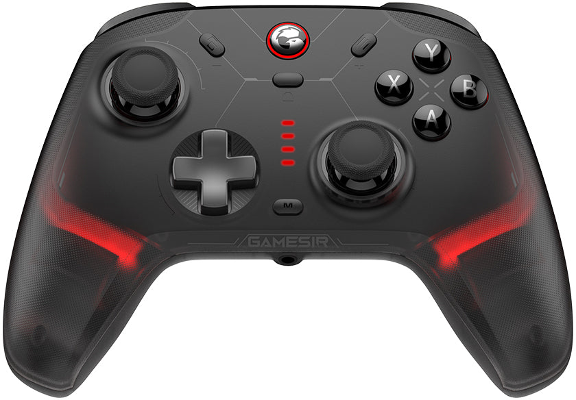 GameSir Cyclone 2 – Gamepad – USB + RF + Bluetooth, RGB, für Switch, PC & Mobile (iOS/Android), Schwarz