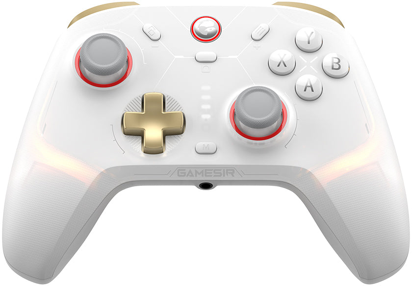 GameSir Cyclone 2 – Gamepad – USB + RF + Bluetooth, Mag‑Res TMR Sticks, für Switch & PC, Weiss