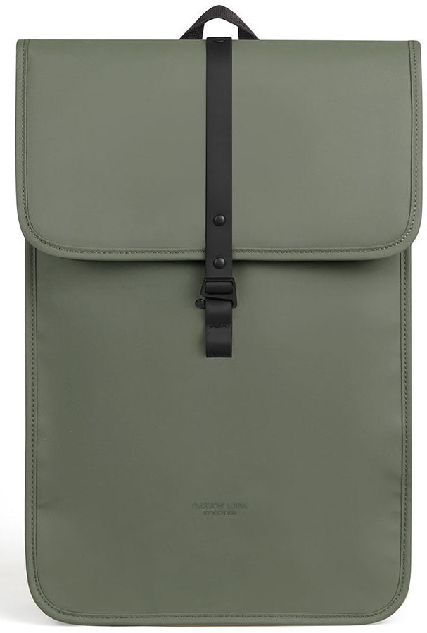 Gaston Luga Notebook-Rucksack Däsh DA102R – für 13", wasserfest, rPET-Polyester – Olive