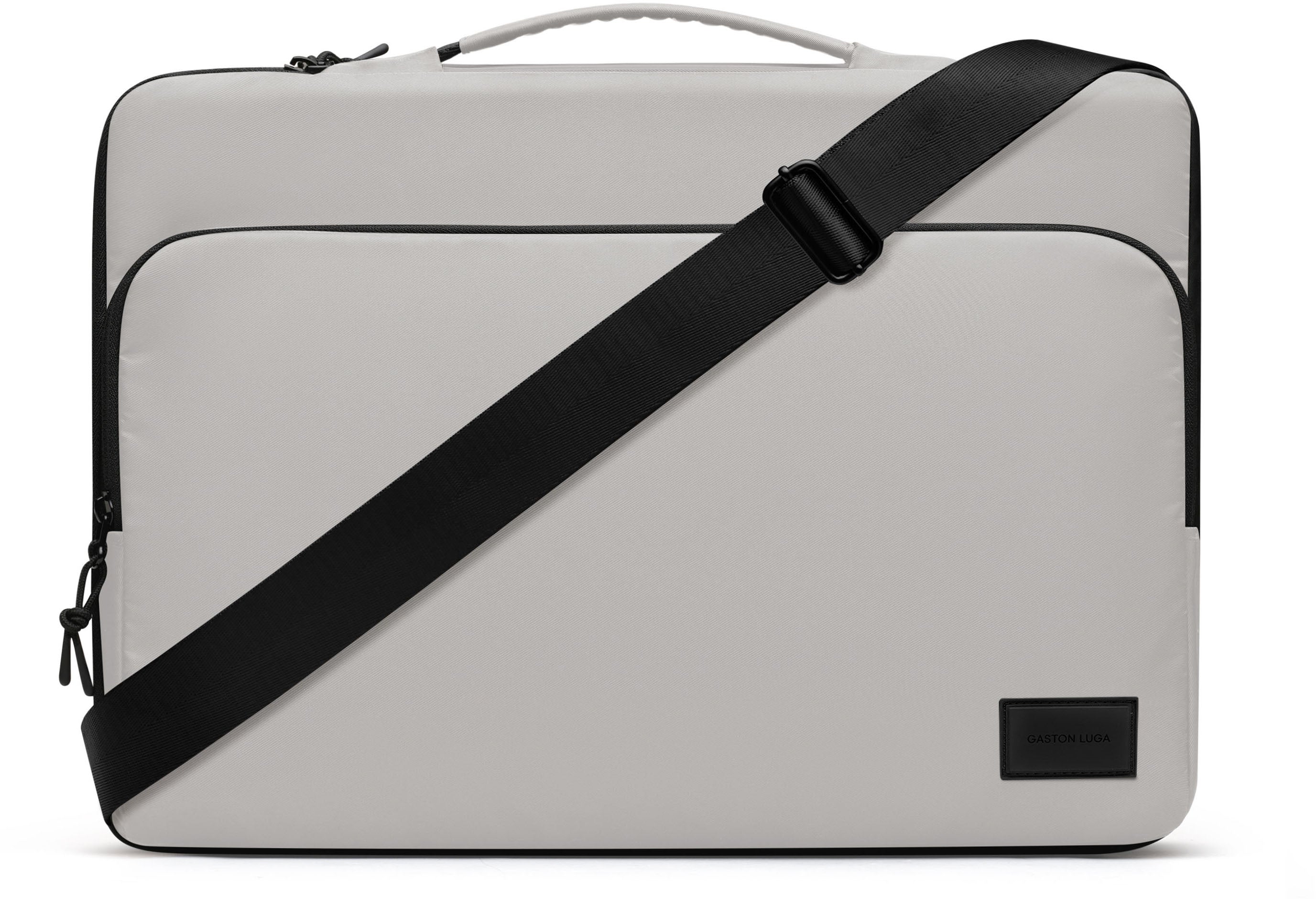 Gaston Luga DÄSH Notebook-Tasche für Laptops bis 16" – Gepolstert, Verstärkte Silikonecken – Taupe