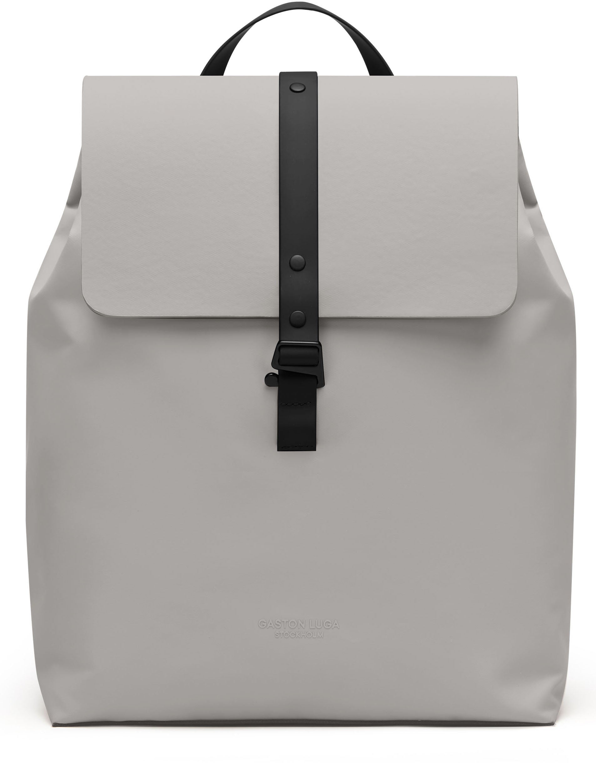 Gaston Luga Notebook-Rucksack Däsh Bucket DSHBBP13 – für 11–13", wasserfest, rPET-Polyester – Taupe