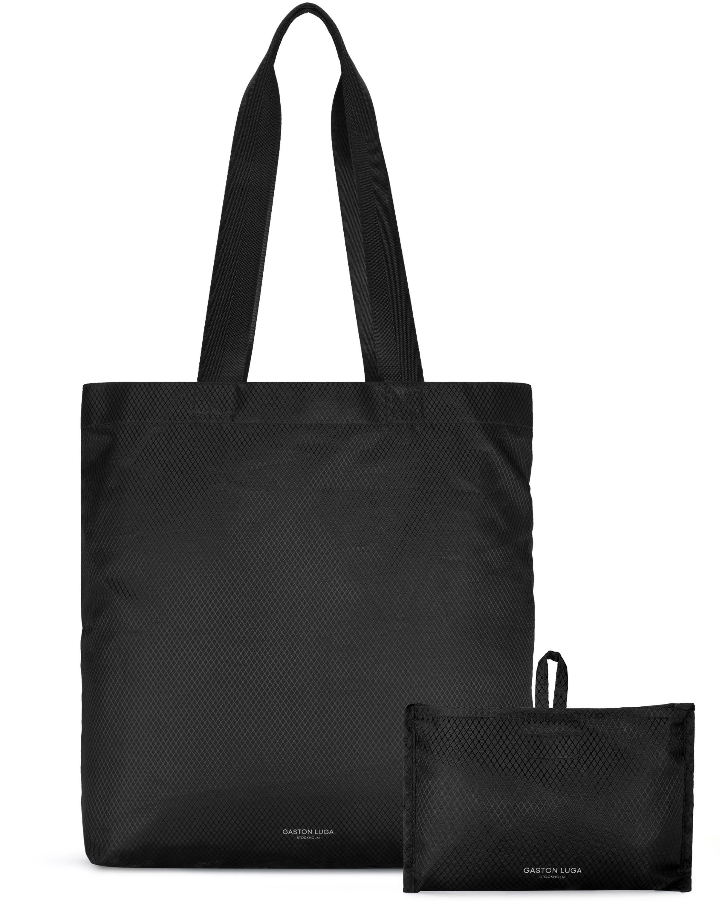 Gaston Luga – Stofftasche, Polyester, Schwarz, Lange Henkel