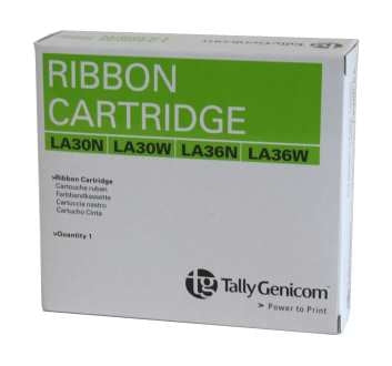 TallyGenicom GENICOM LA30R-KA Farbbandkassette – Schwarz – Textil – für GENICOM-Drucker, 2'000'000 Zeichen