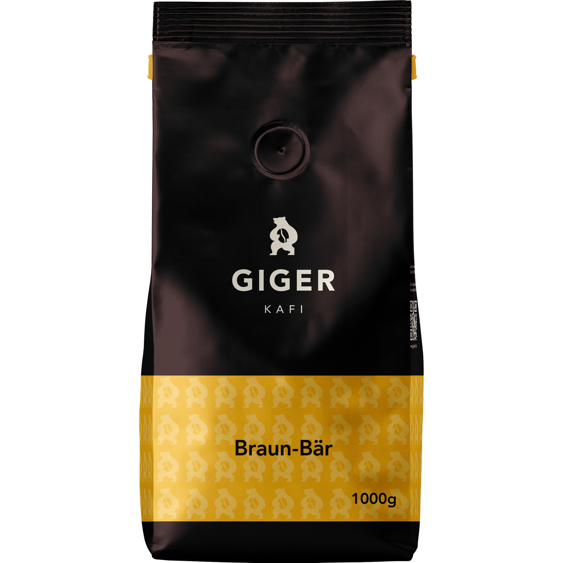 Giger Braun-Bär – Bohnenkaffee – Arabica/Robusta, 1 kg