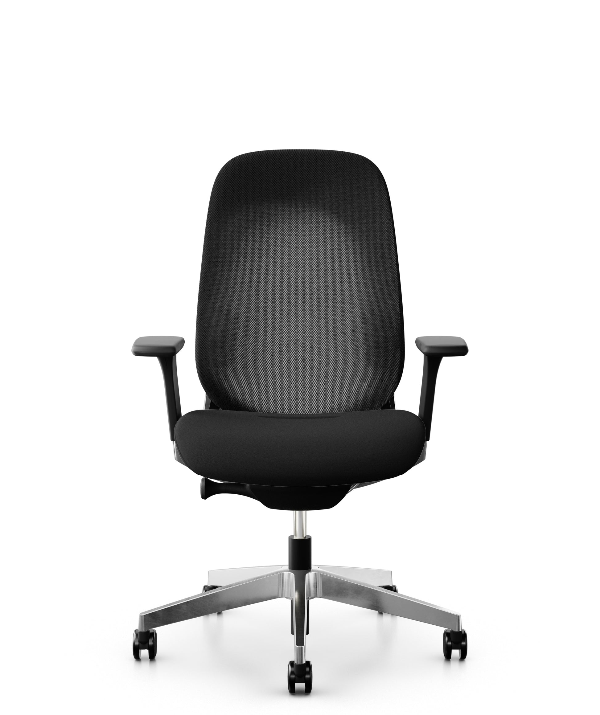 Giroflex 40 ERGO 40-4049M Bürostuhl – Netzrücken – Schwarz, mit Lordosenstütze