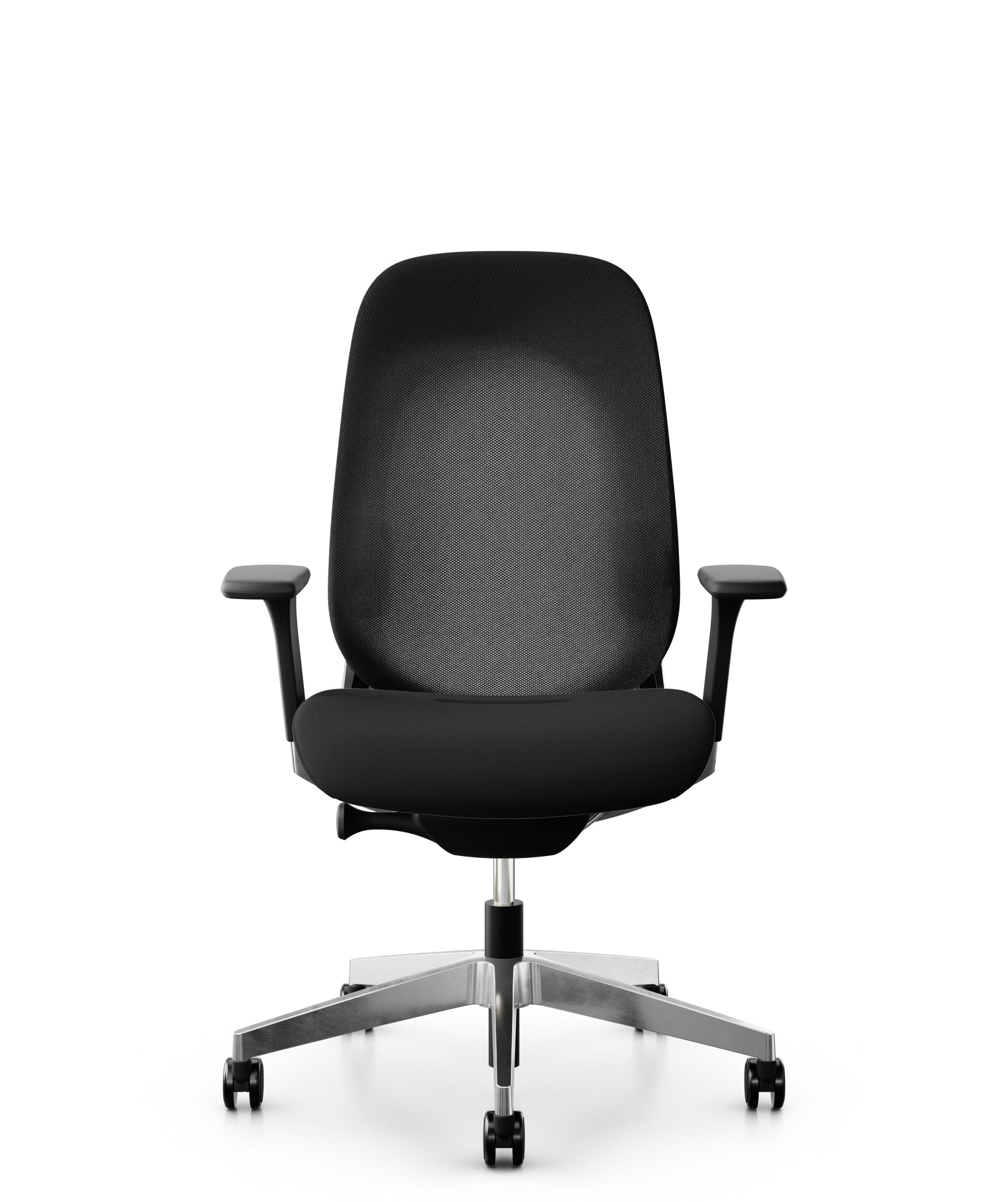 Giroflex 40 ERGO 40-4049M Bürostuhl – Netzrücken – Schwarz, mit Lordosenstütze