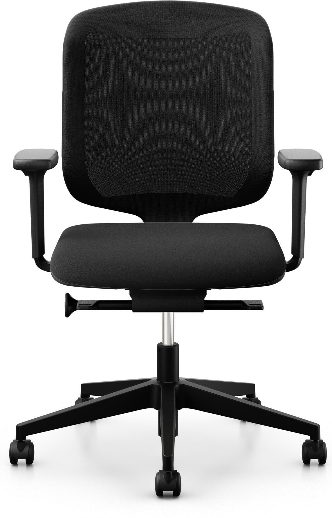 Giroflex 434 Chair2Go 434-3019 Bürostuhl – Netzrücken – Schwarz, 1D-Armlehne, Synchronmechanik
