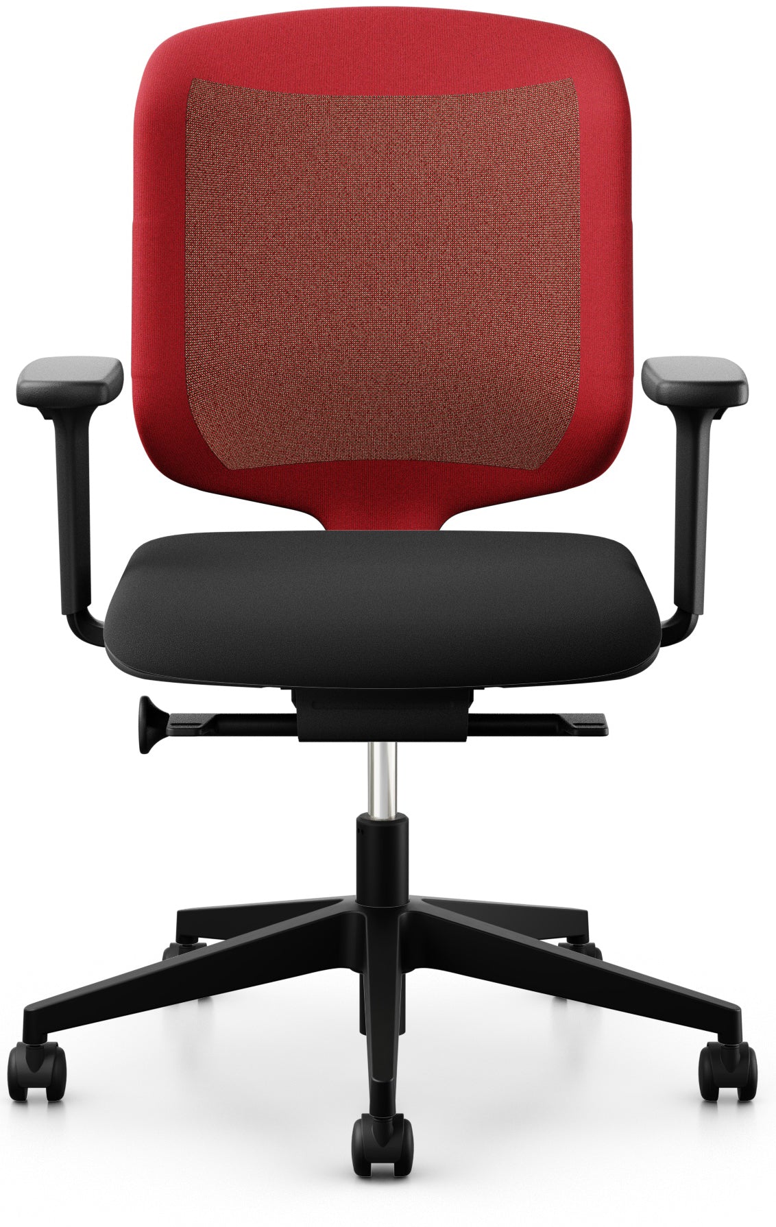 Giroflex 434 Chair2Go 434-3019 Bürostuhl – Netzrücken – Rot, 1D-Armlehnen