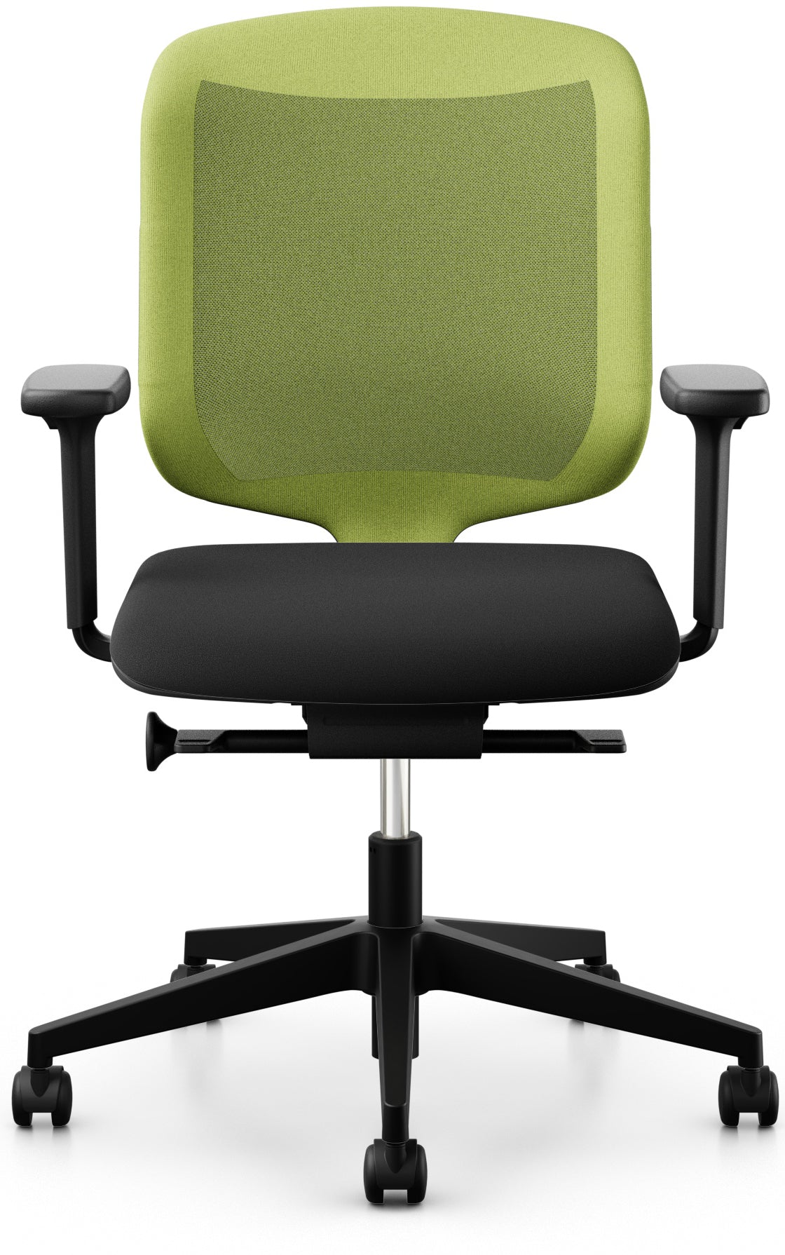 Giroflex 434 Chair2Go 434-3019 Bürostuhl – Netzrücken – Grün, Synchronmechanik, 1D-Armlehnen
