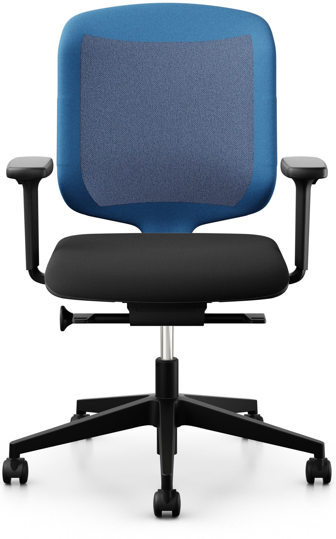 Giroflex 434 Chair2Go 434-3019 Bürostuhl – Netzrücken – Blau, Synchronmechanik, 1D-Armlehnen