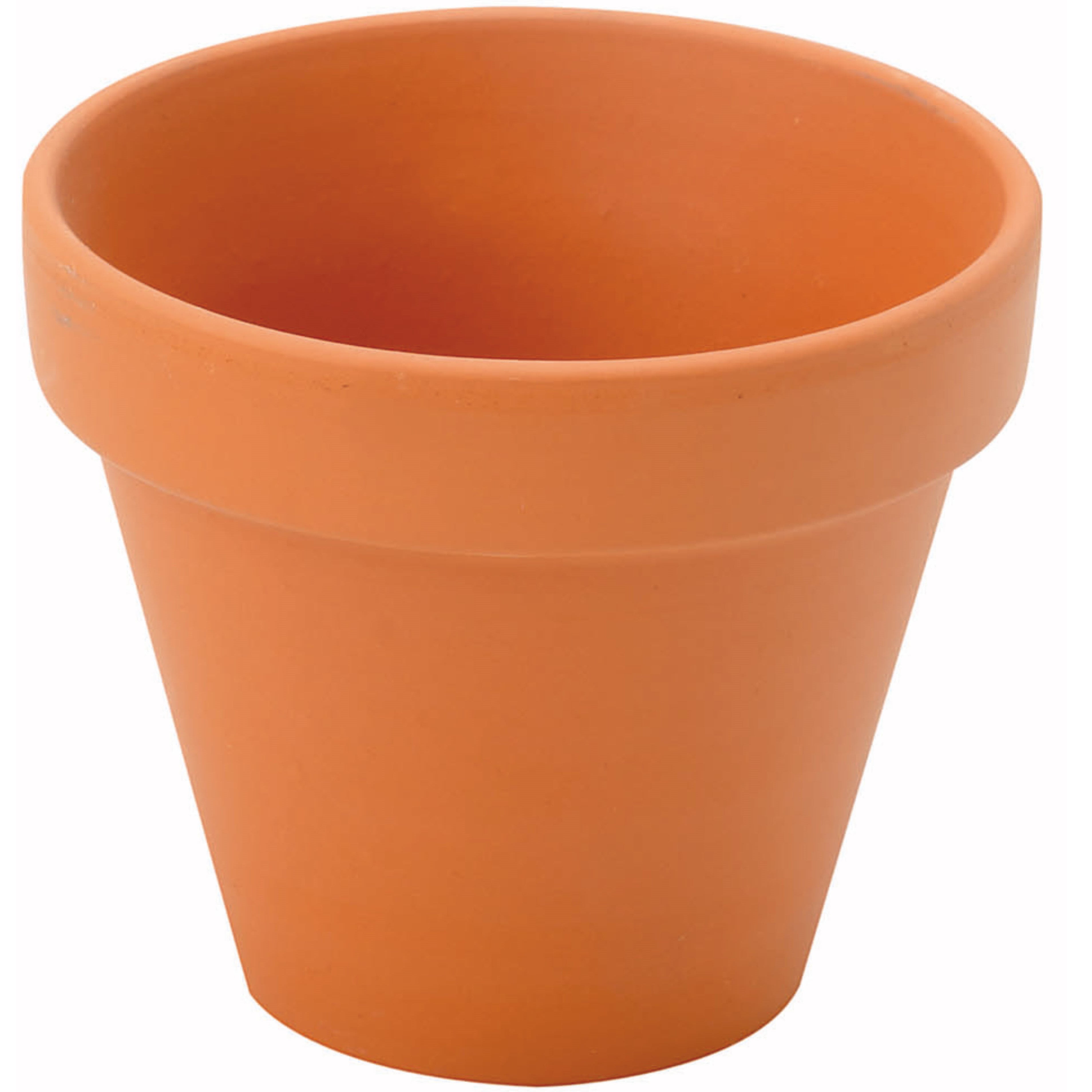 GLOREX Tontopf, Unglasiert, Terracotta, 9 × 8 × 9 cm, 140 g, 62300808