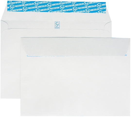 Goessler Couvert C5, ohne Fenster, selbstklebend, grau, 80 g/m² – 500 Stk.