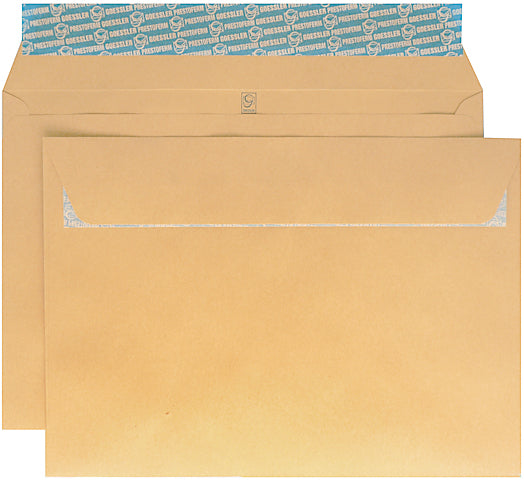 Goessler Couvert C4, ohne Fenster, selbstklebend, braun, 120 g/m² – 250 Stk.