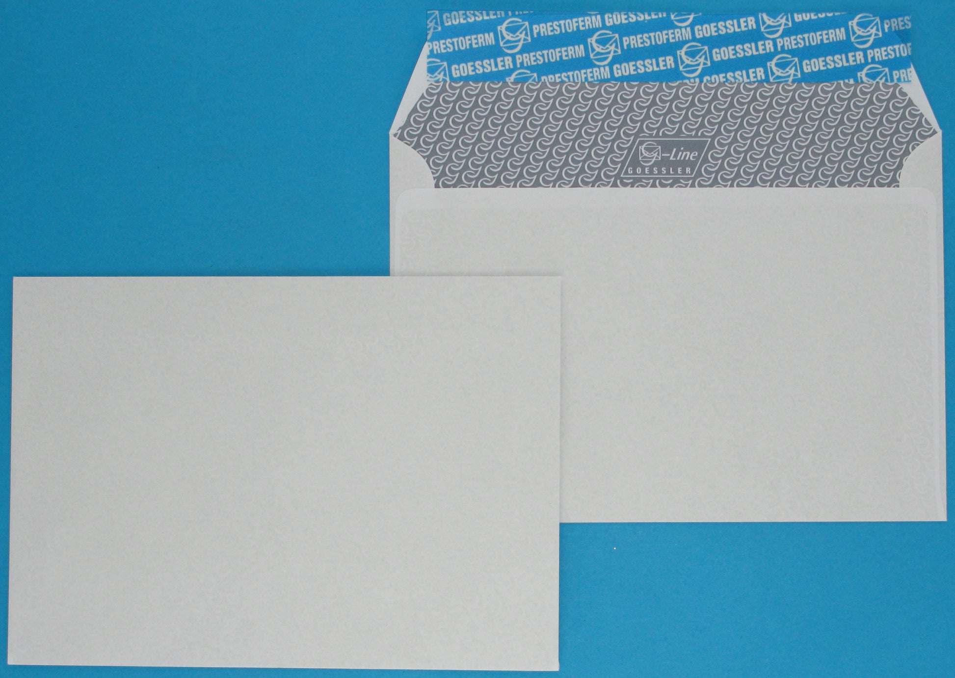 Goessler Couvert C6, ohne Fenster, Haftklebung, weiss, 80 g/m², G-Line, mit Innendruck – 500 Stk.