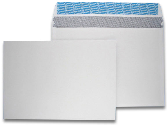 Goessler Couvert B4, ohne Fenster, selbstklebend, grau, 120 g/m², mit Innendruck – 100 Stk.