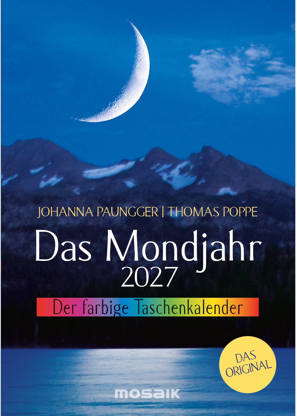 Goldmann Das Mondjahr – Taschenkalender 2027, 1 Woche/1 Seite, 10,5 × 14,5 cm