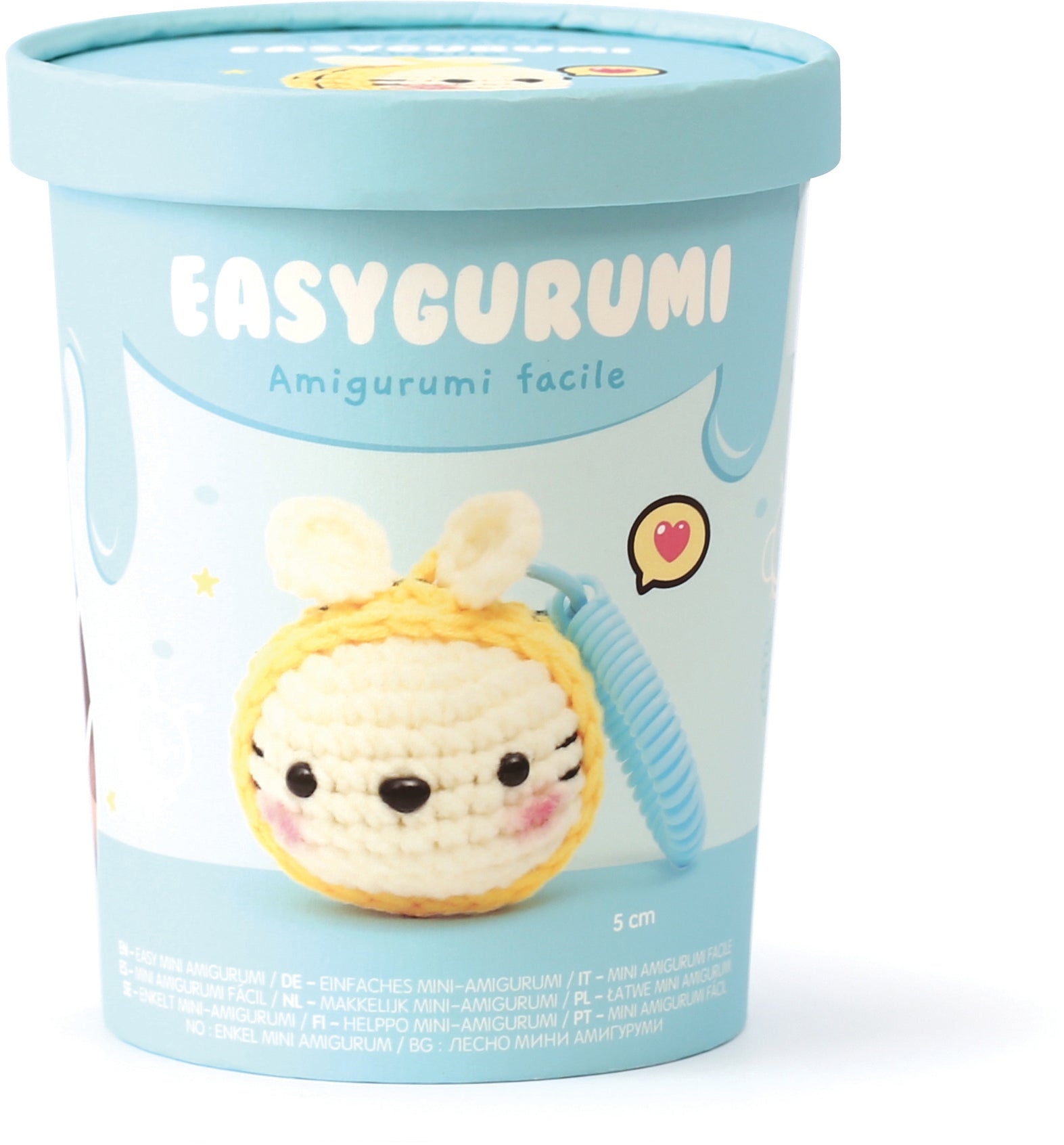 Graine creative Easygurumi Kit GC-420403 Häkelset Biene – Mehrfarbig