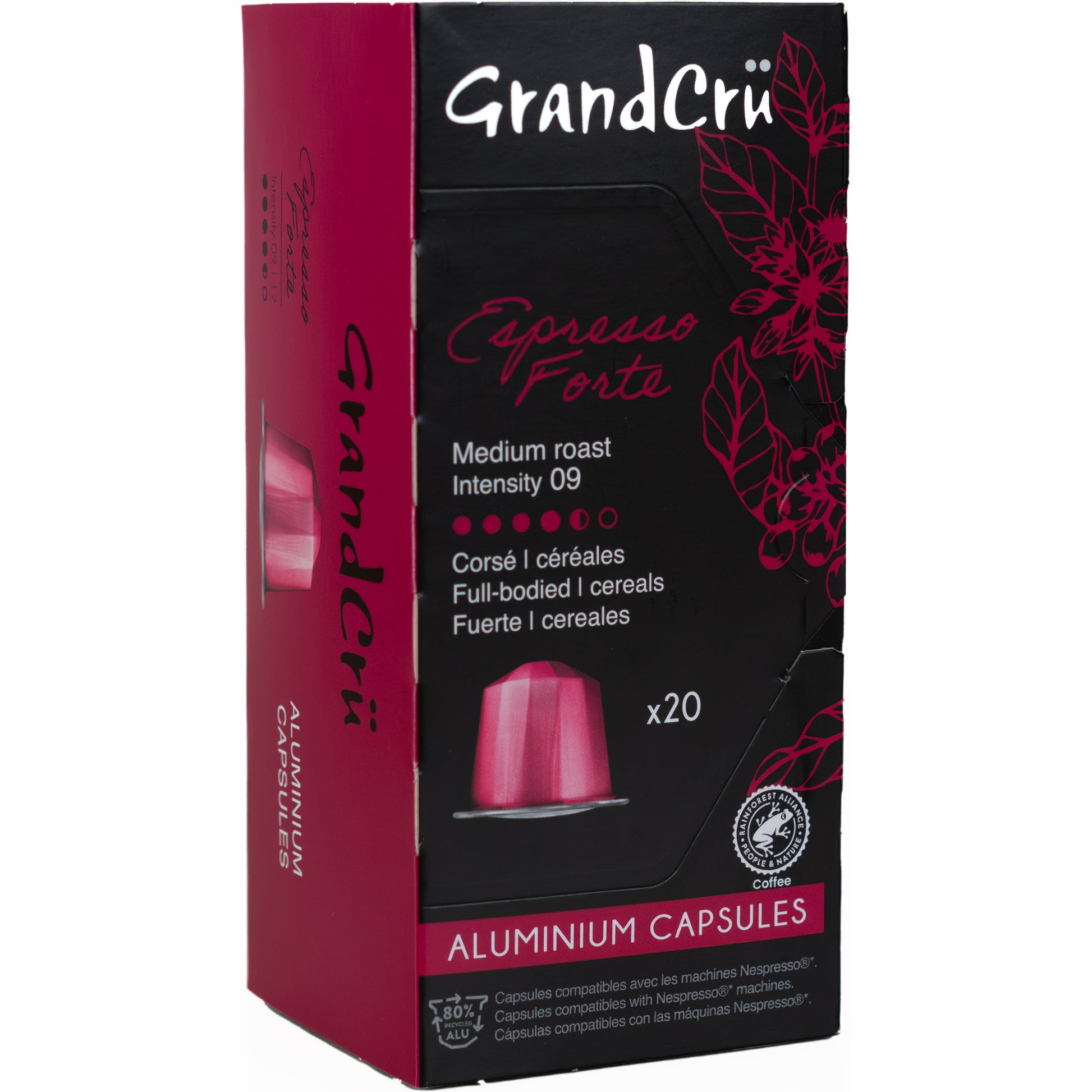 Grand crü Espresso Forte – Kapseln, 20 Kapseln