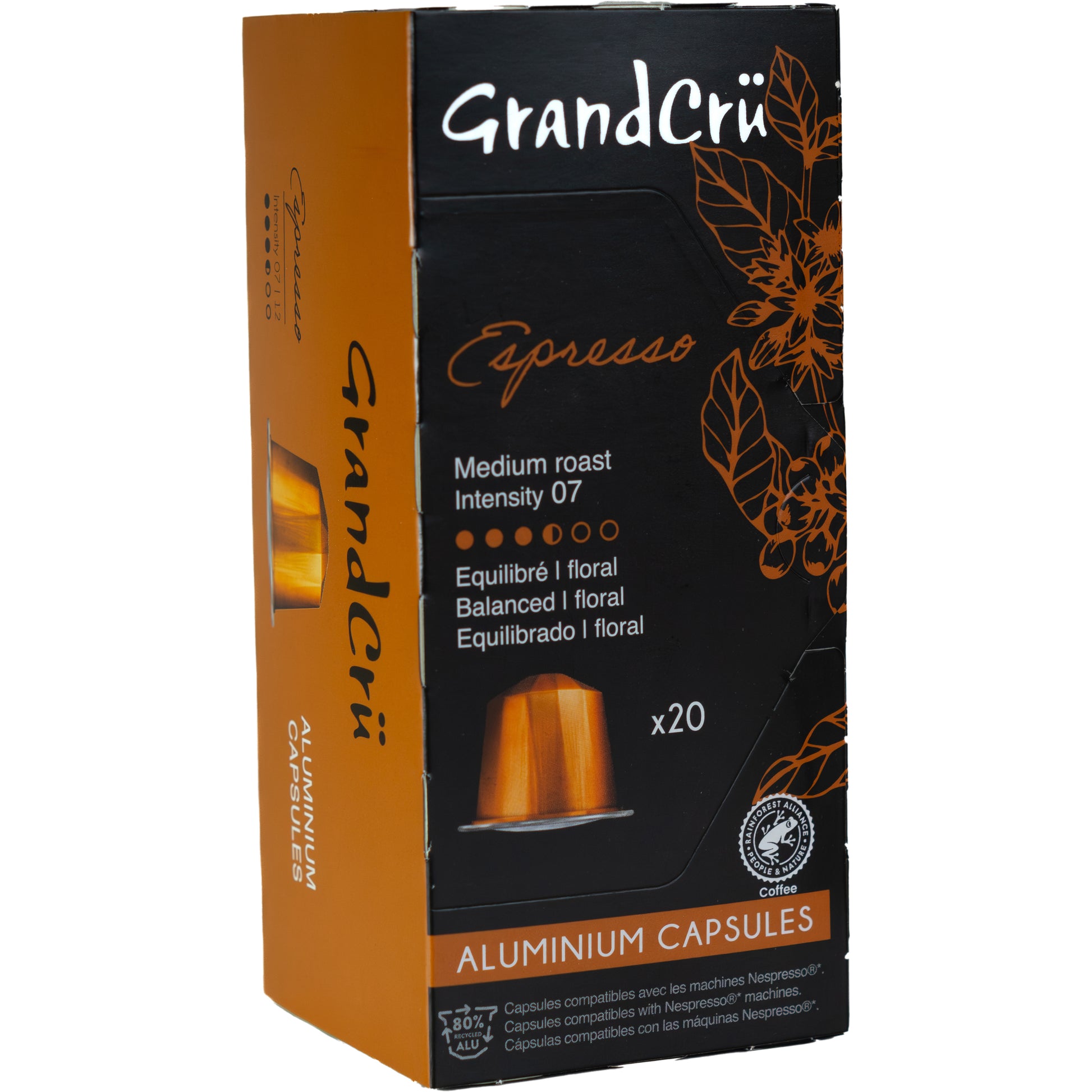 Grand crü Espresso-Kapseln, 20 Kapseln