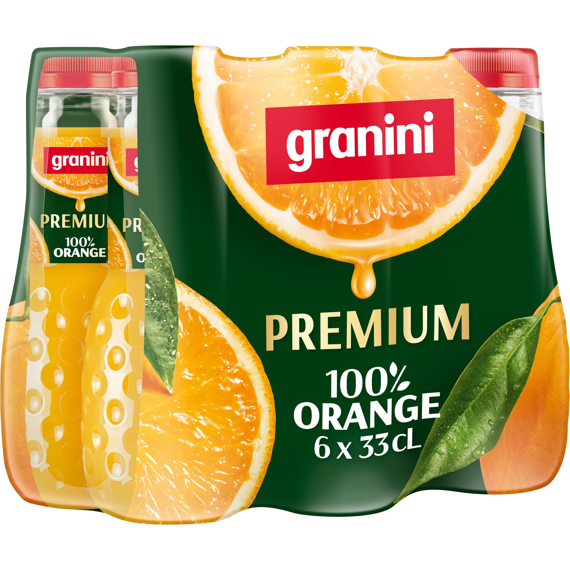 granini  Orangensaft 100%, ohne Fruchtfleisch – 3,3 dl