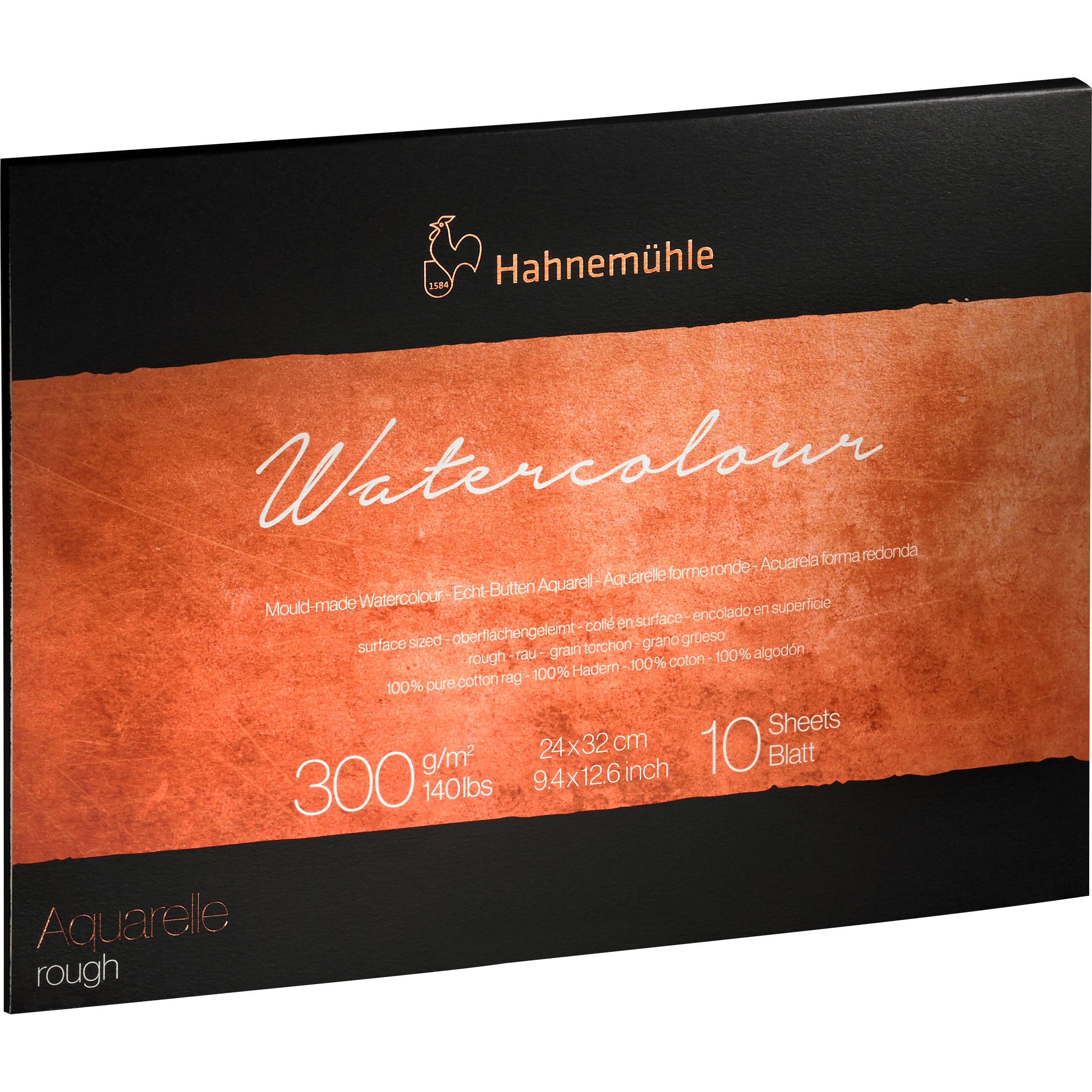 Hahnemühle The Collection Aquarellblock – 24 × 32 cm – 300 g/m² – 10 Blatt