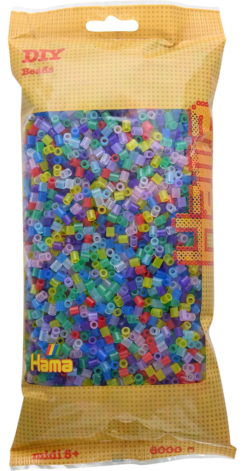 Hama Beads Hama – Bügelperlen, Midi, Mehrfarbig, 6'000 Stk.