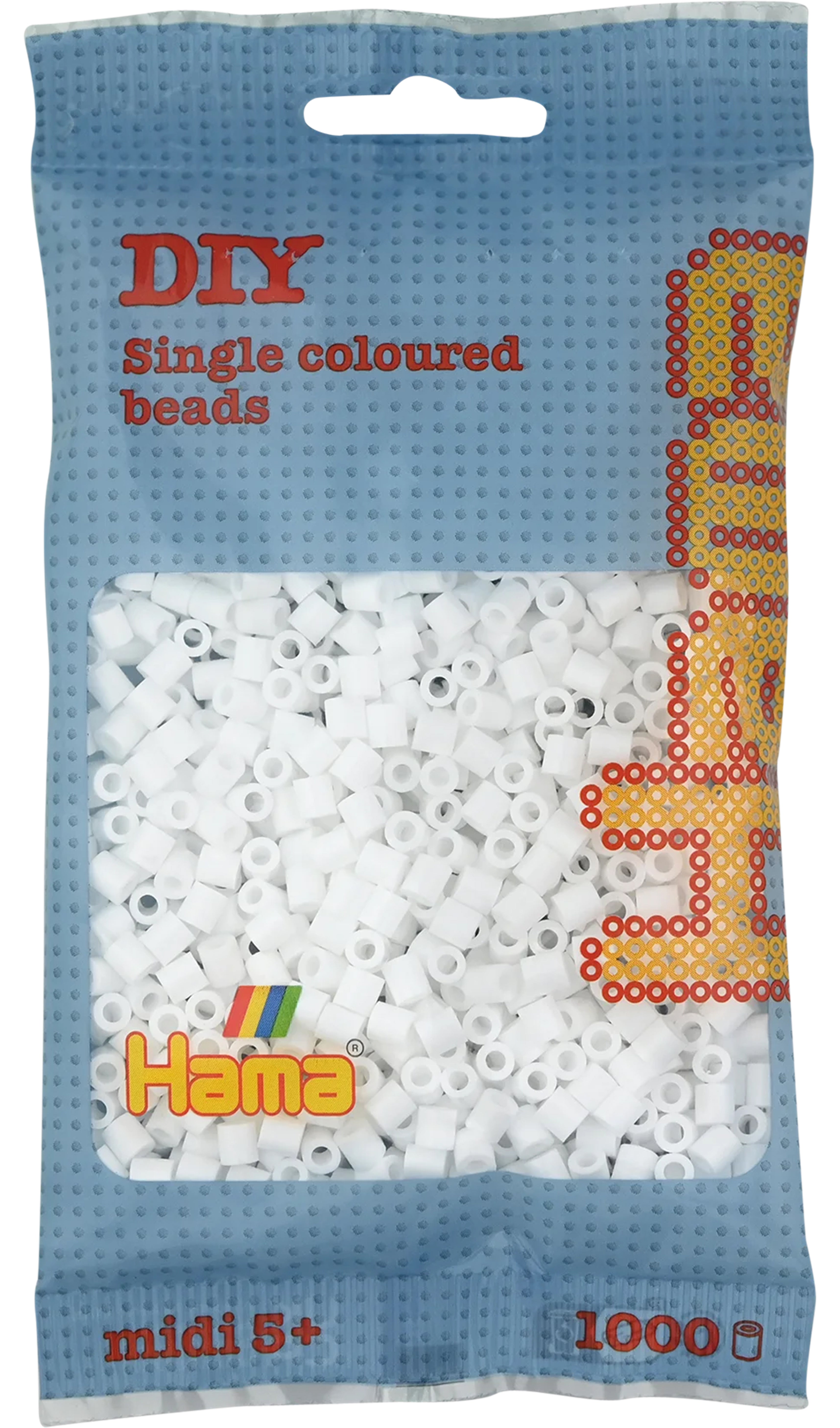 Hama Bügelperlen, Midi, Weiss, 1'000 Stk